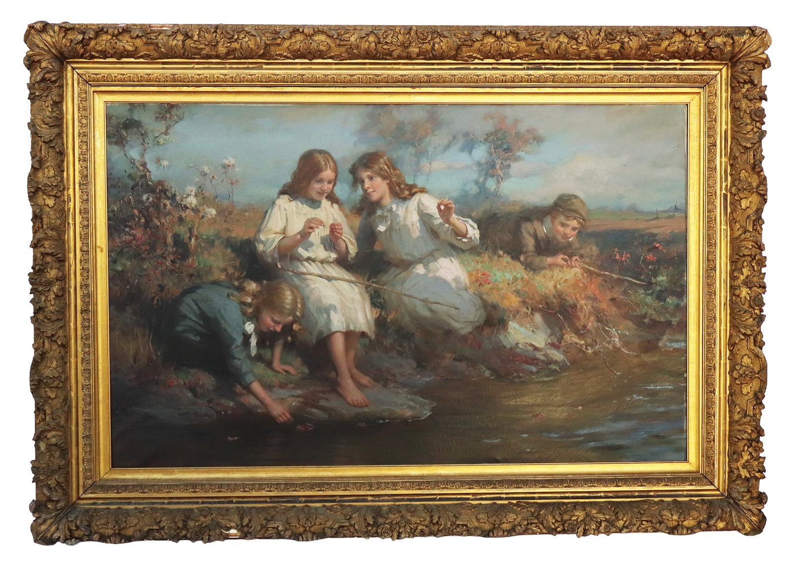 William Pratt "The Tangled Line" Oil on Canvas (1 of 17)