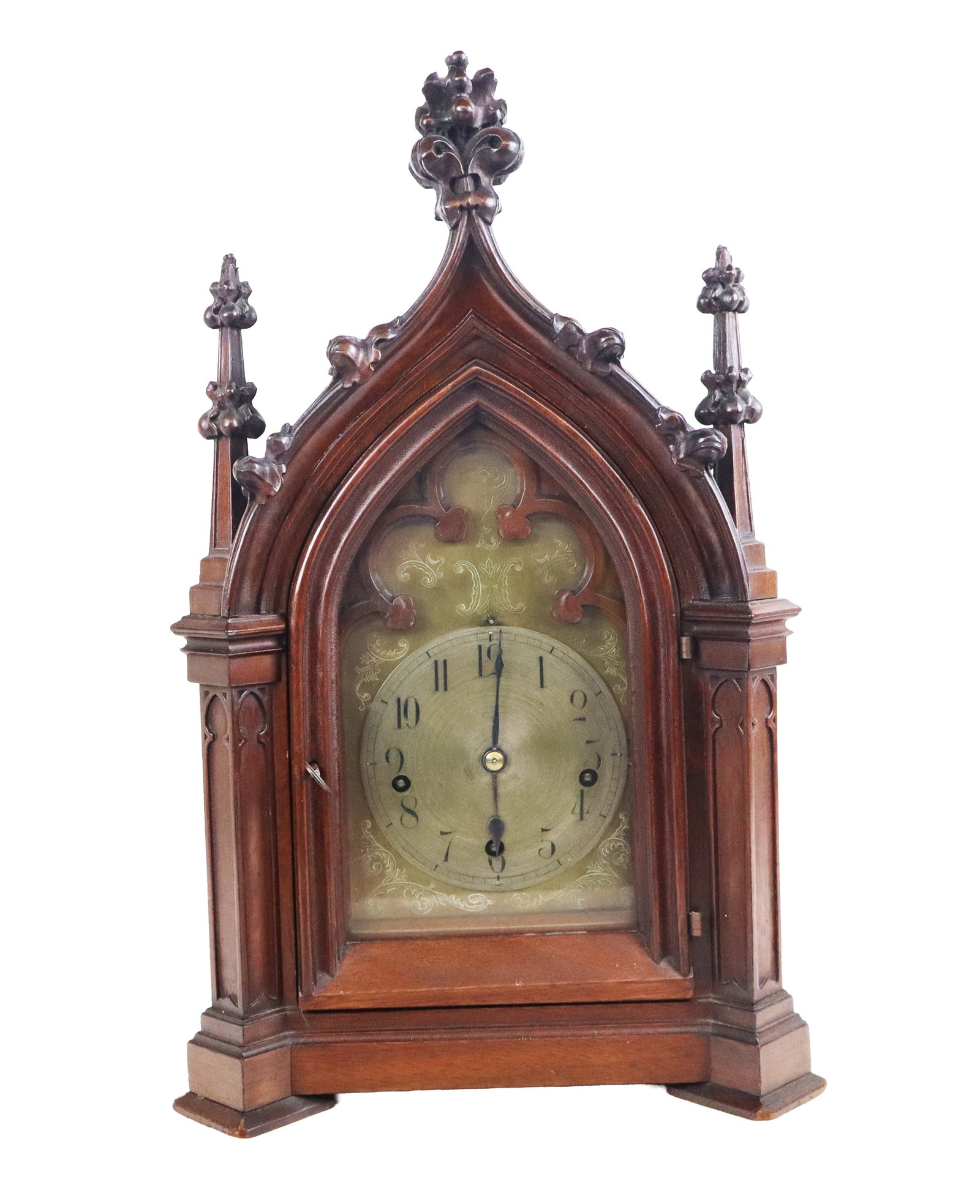 German Gothic Revival Mantle Clock (1 of 15)
