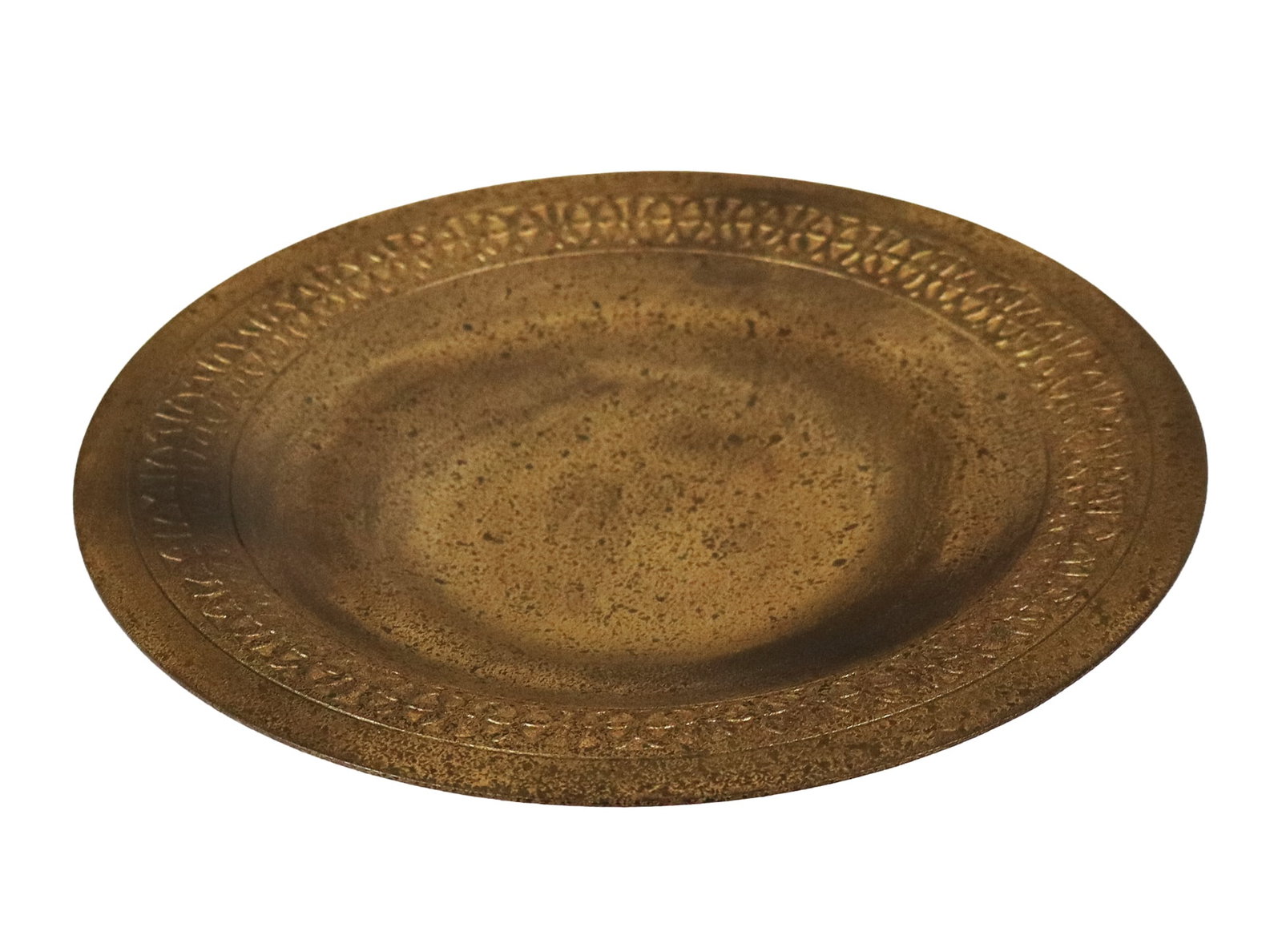Tiffany Studio Gilt Bronze Plate (1 of 8)