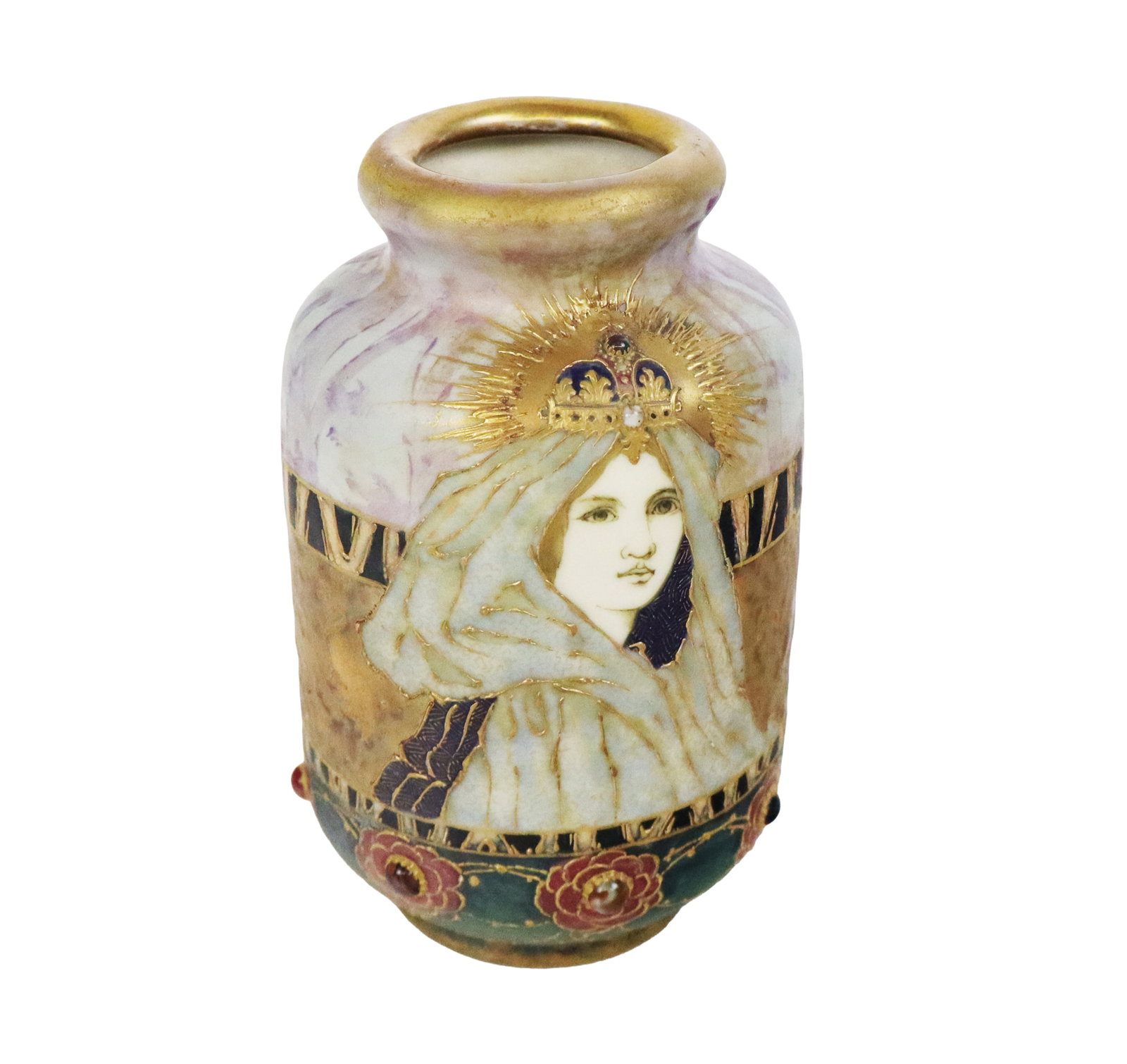 RS&K Art Nouveau Amphora Porcelain Vase (1 of 9)