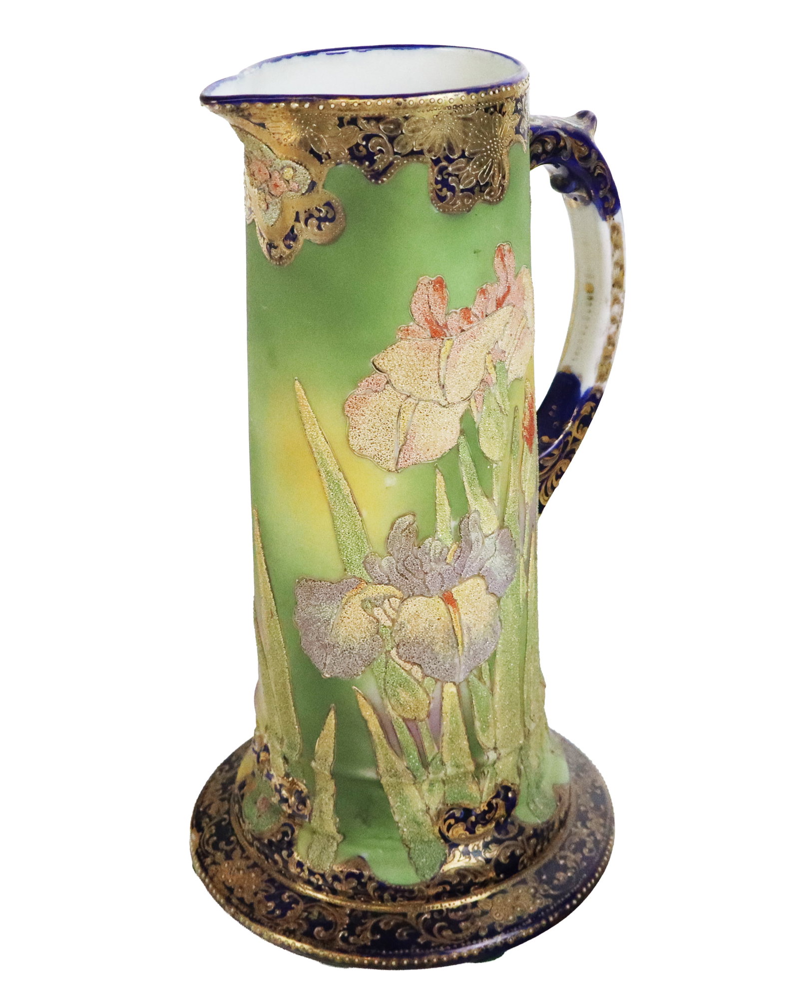 Art Nouveau Inspired Nippon Coralene Pitcher (1 of 14)
