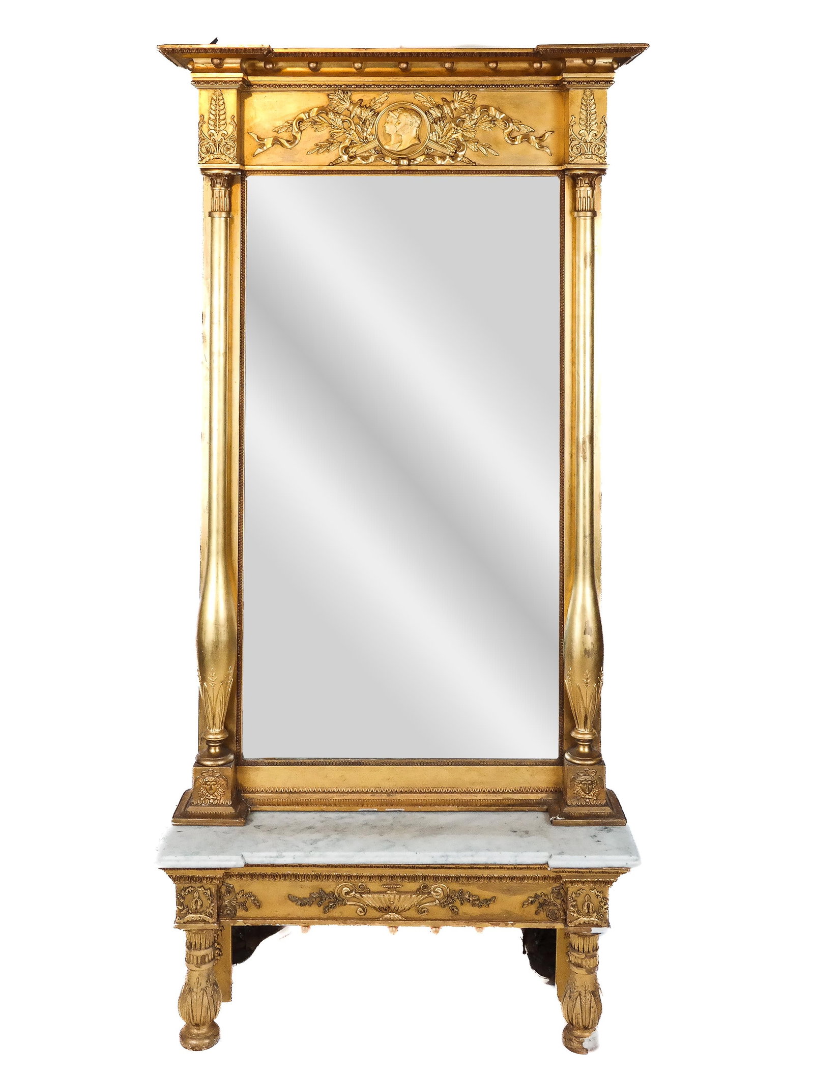 French Classical Giltwood Pier Mirror (1 of 19)