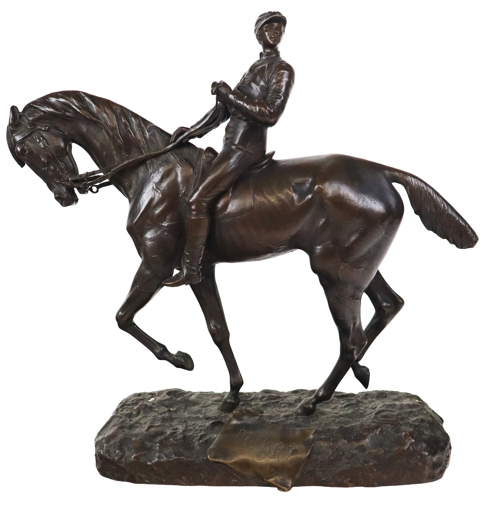 Prosper LECOURTIER "Le Depart" Bronze (1 of 17)
