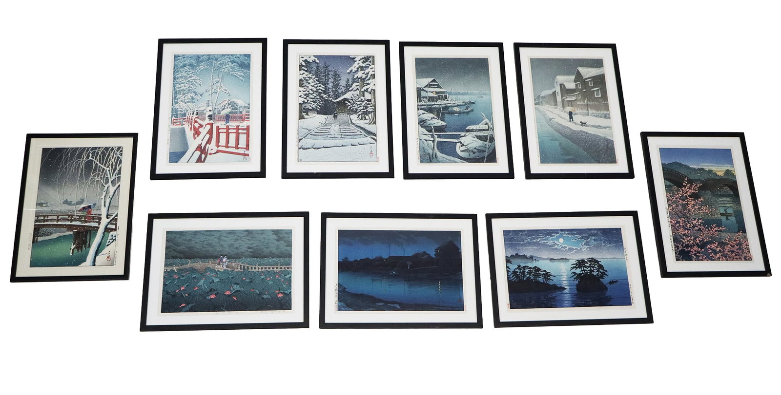 After Hasui KAWASE 9 Landscape Prints (1 of 15)
