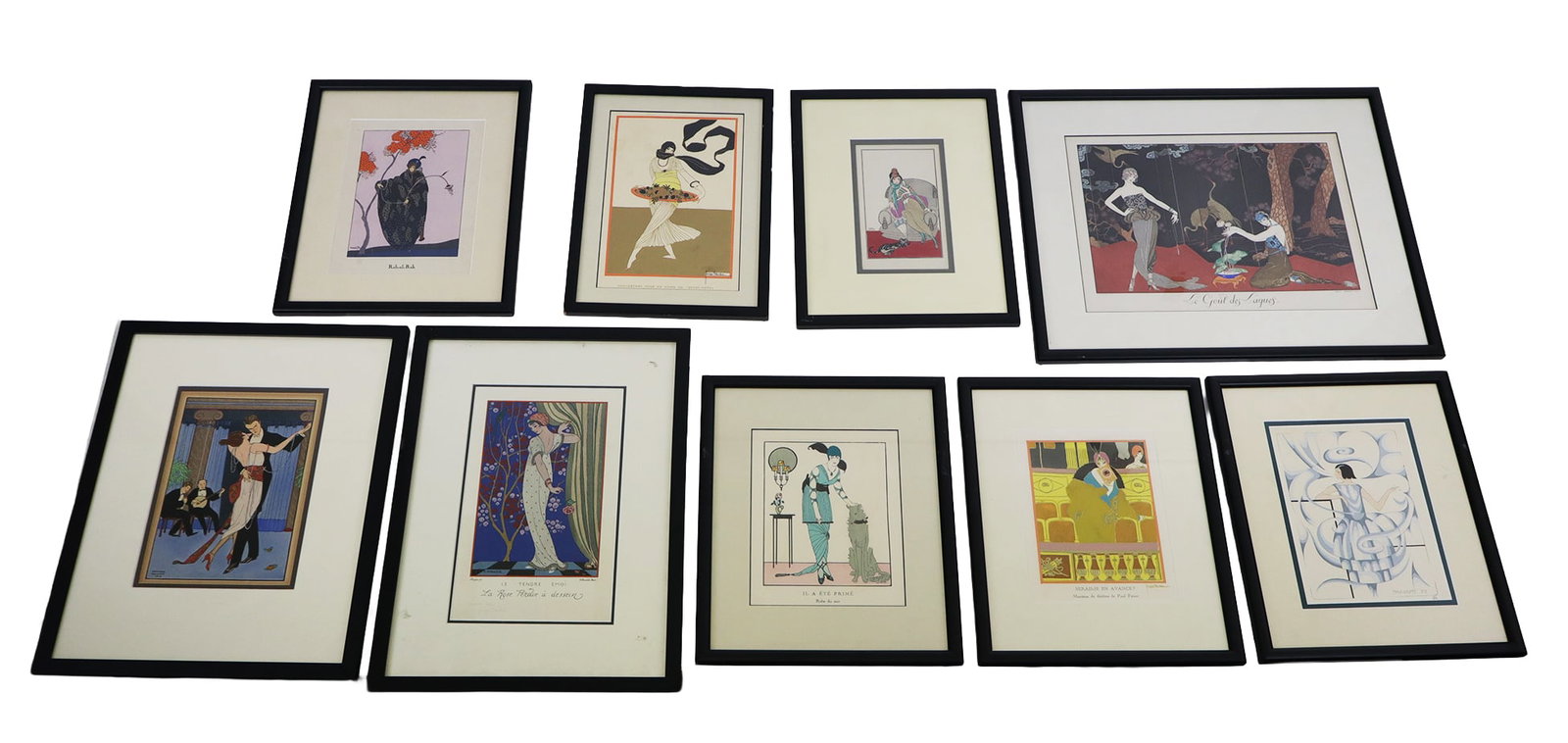 9 Art Deco French Fashion Prints (1 of 12)
