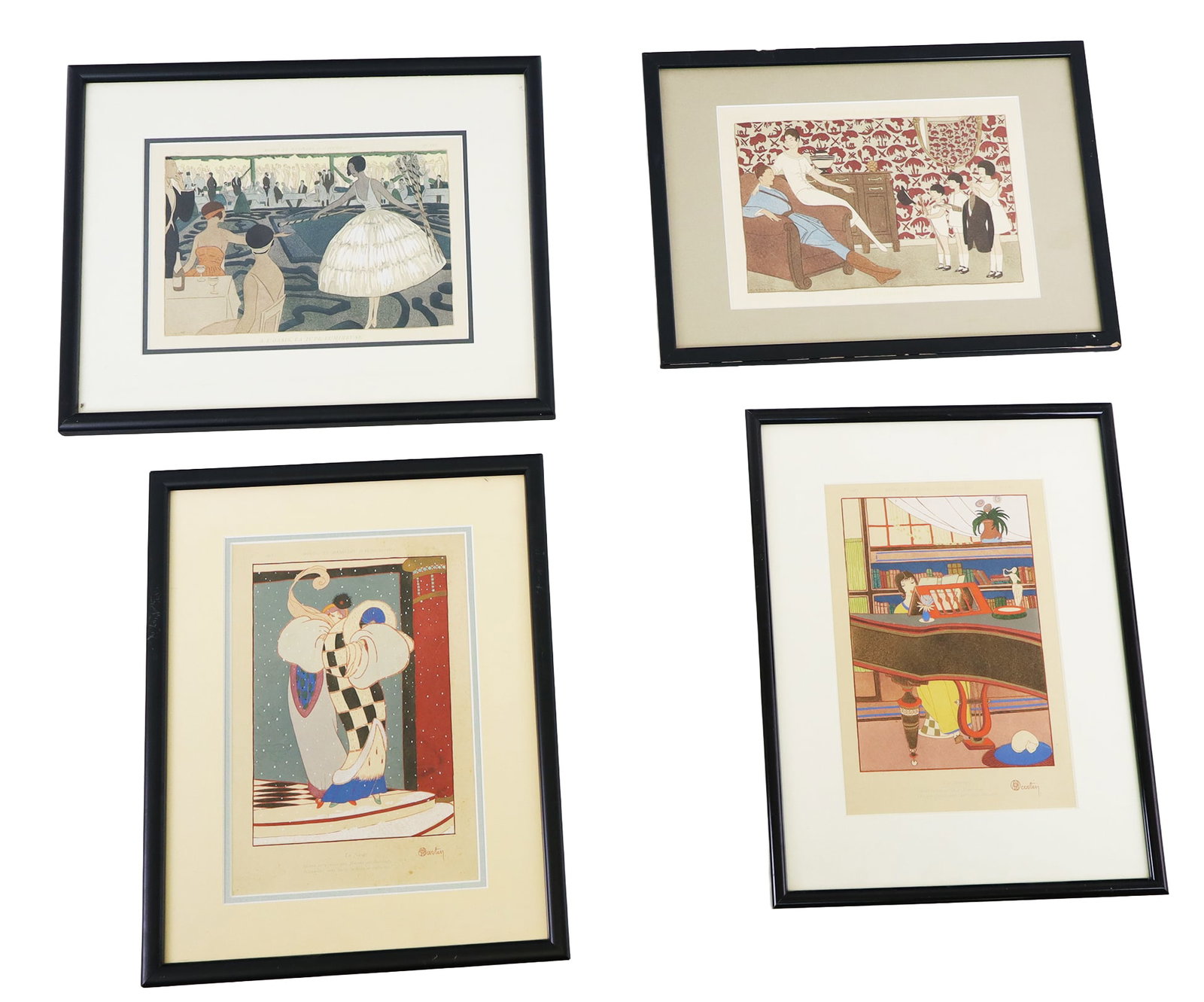 4 Prints "Modes et Manieres d'Aujourd'hui" (1 of 15)