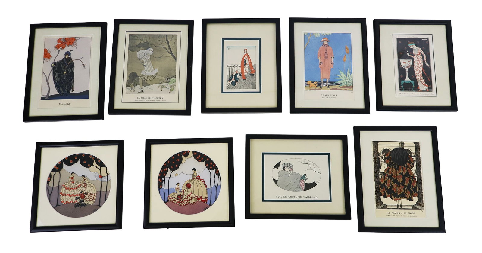 9 Art Deco French Fashion Prints (1 of 18)