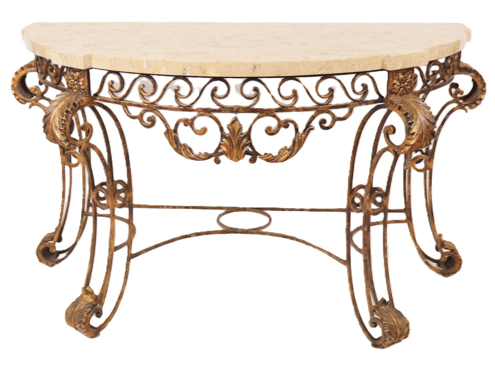 Maitland Smith Console with Tessellated Marble Top (1 of 15)