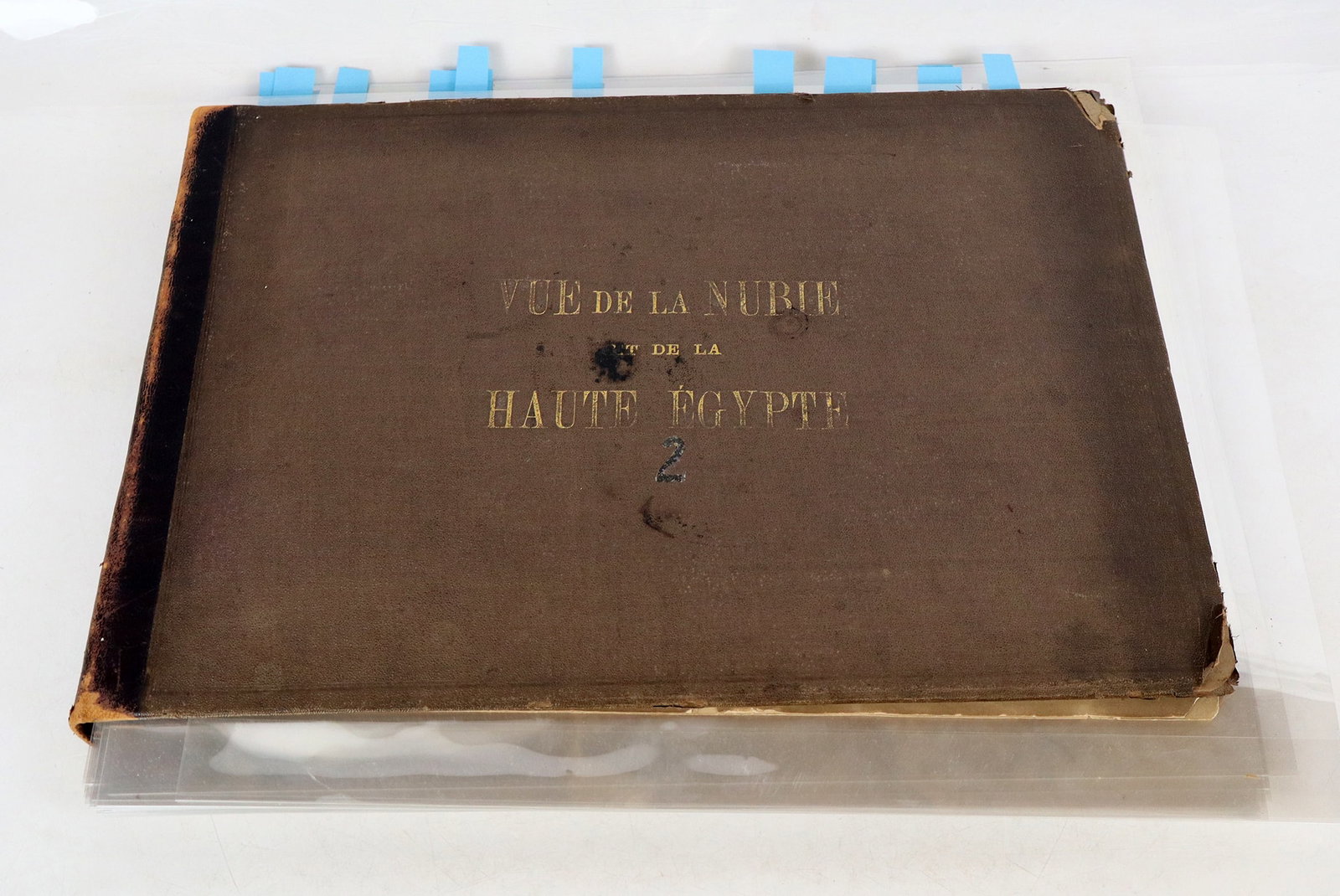 Antonio BEATO, 101 Albumen Prints of Egypt: Antonio Beato (France, 1825-1906) "Vue de la Nubie et de La Haute Egypte" volume two, comprising 101 albumen prints in an album, including albumen prints with signatures to negative including Karnak, 