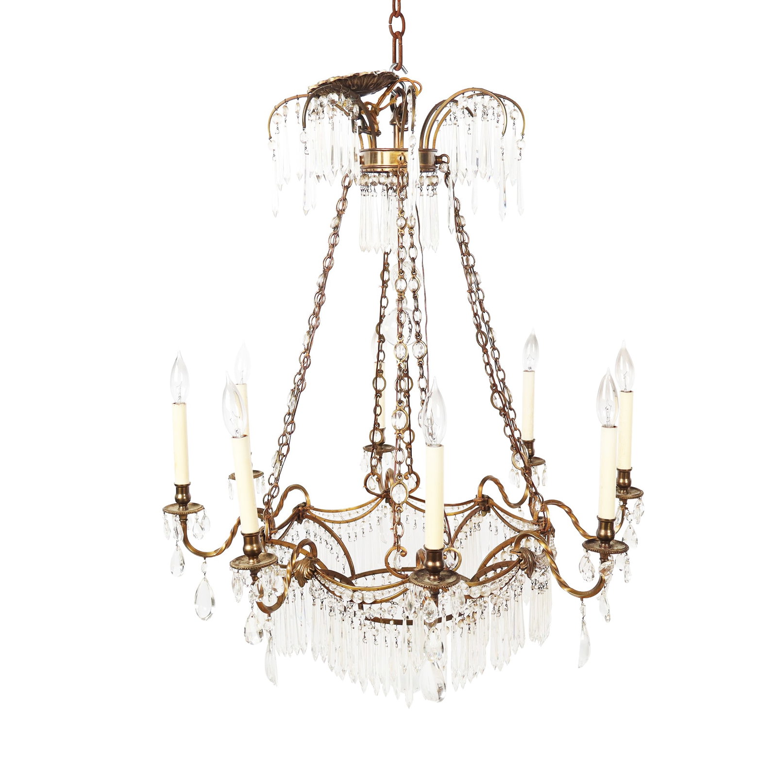 Louis XVI Eight Light Chandelier (1 of 14)