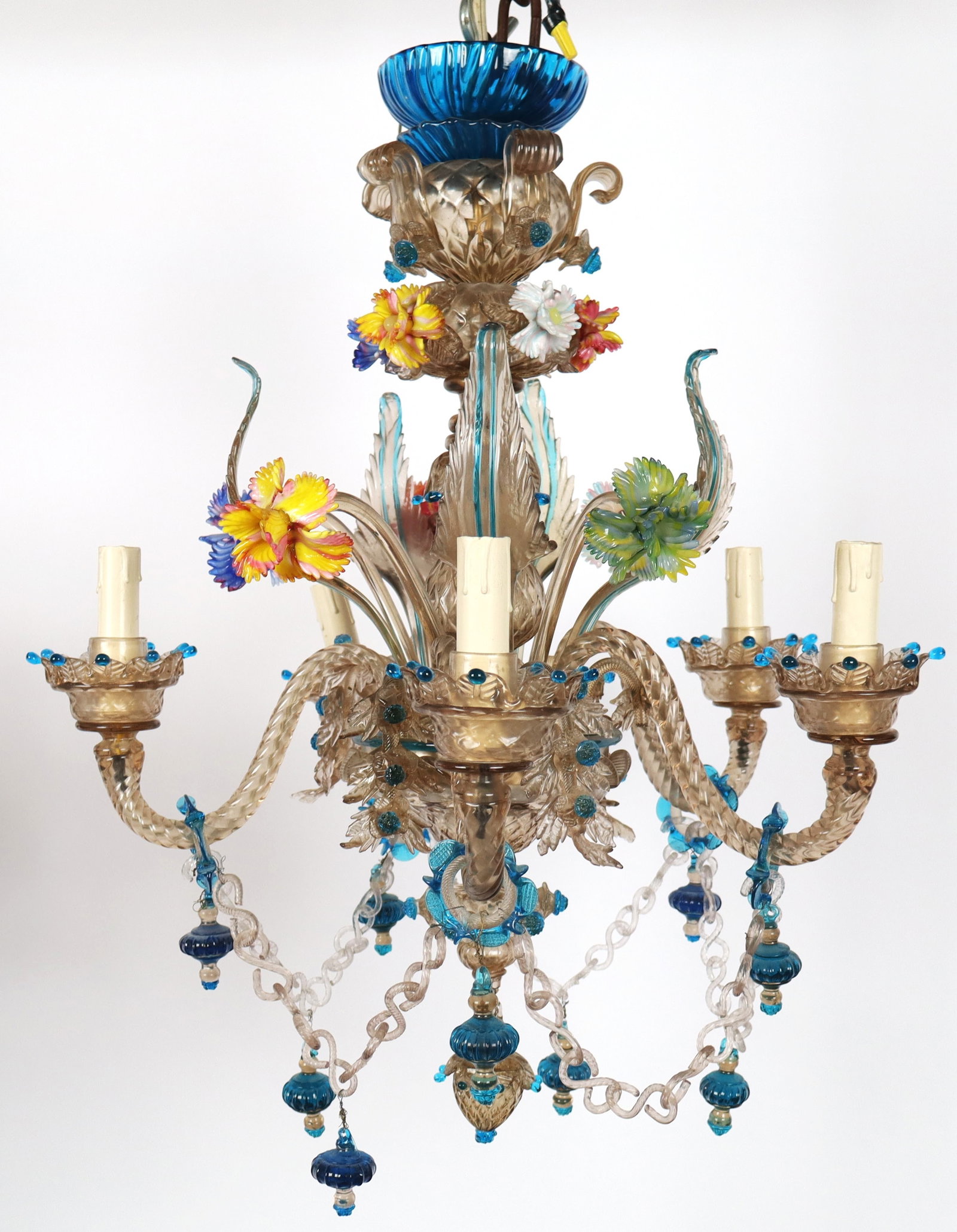 Venetian Murano Glass Chandelier (1 of 11)