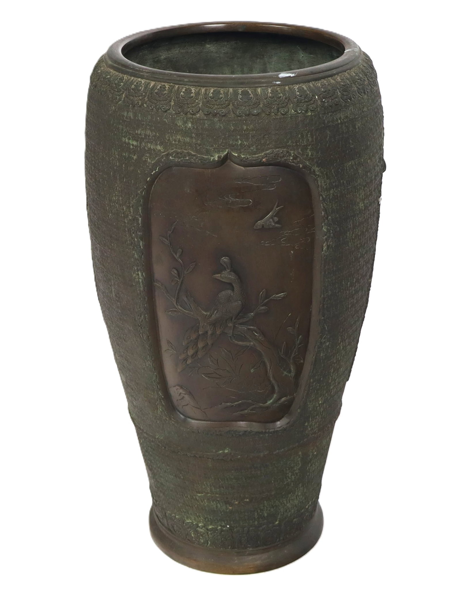 Japanese Bronzed Iron Umbrella Stand (1 of 11)