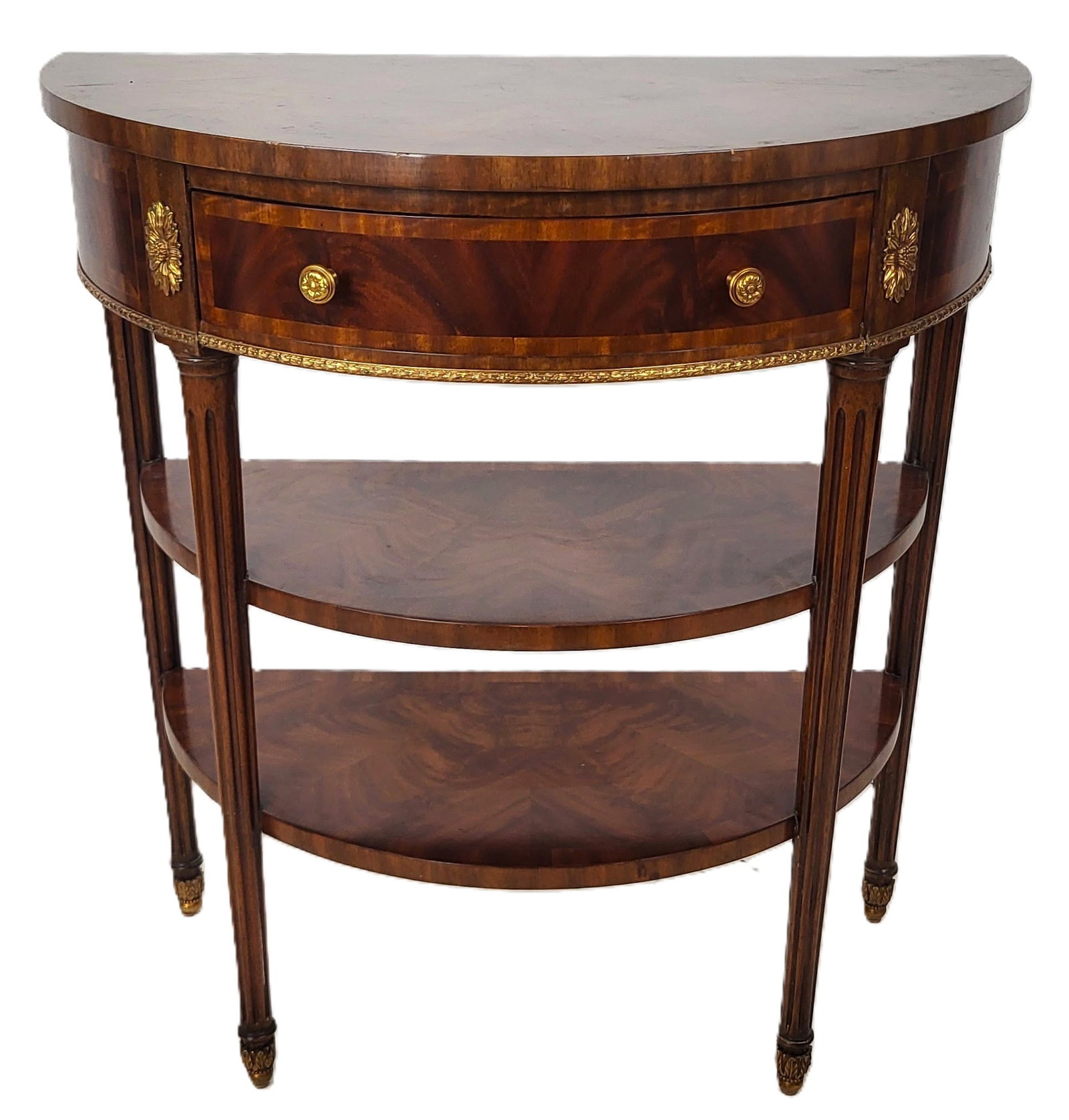 Maitland Smith Demilune Side Table (1 of 16)