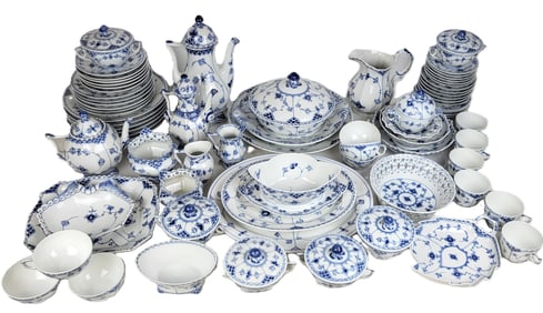 Royal Copenhagen Blue Fluted China Service, 59