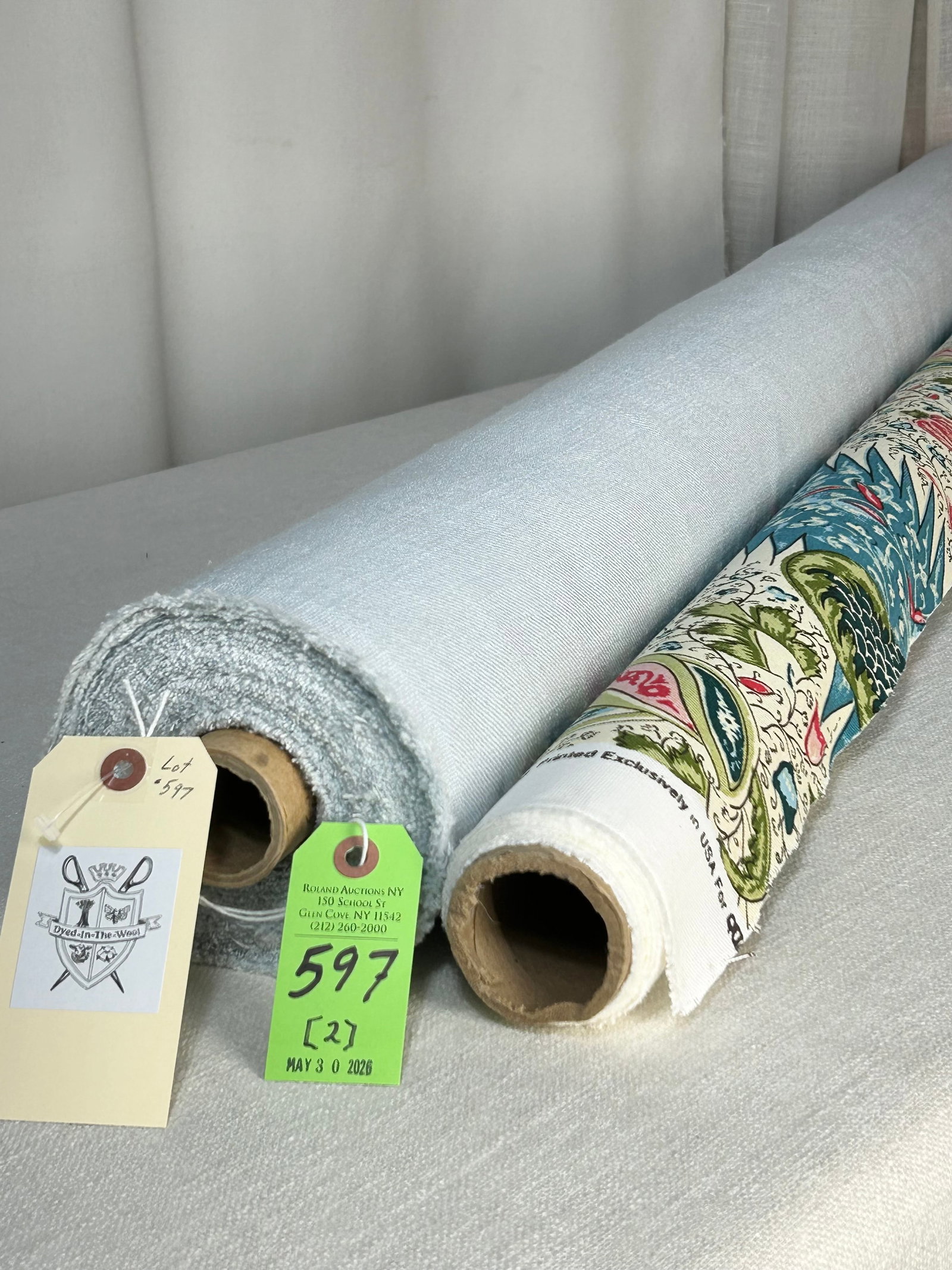 Quadrille Print And Pierre Frey Textured Fabrics (1 of 8)