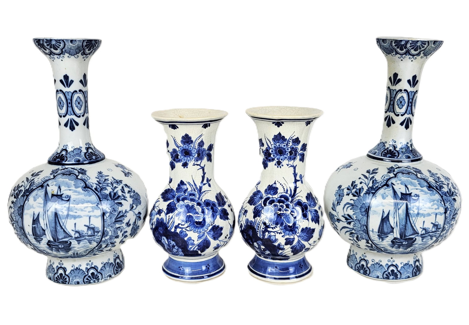 Two Pairs of Delft Vases (1 of 16)