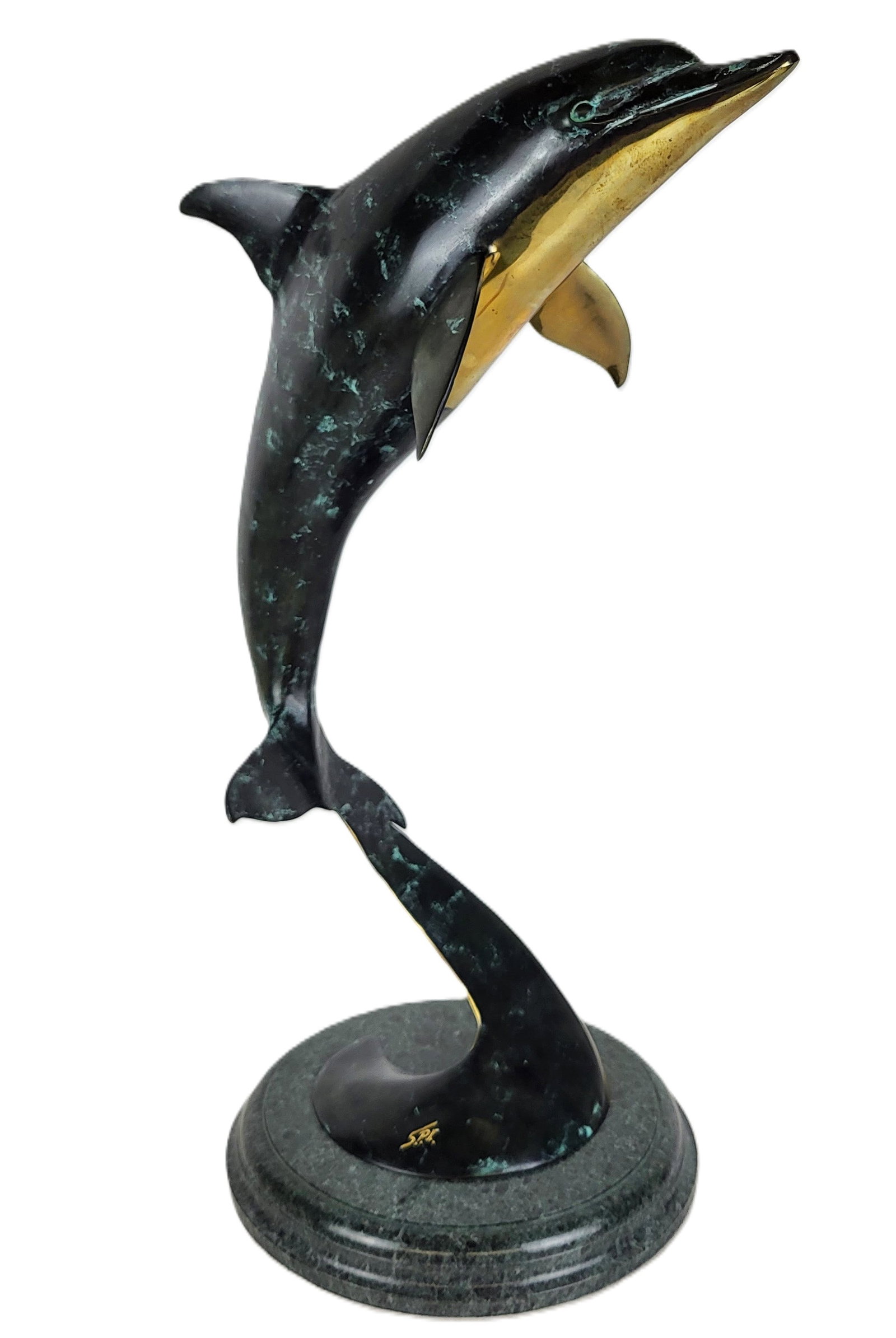 SPI Home Bronze and Brass Figure of a Dolphin (1 of 12)