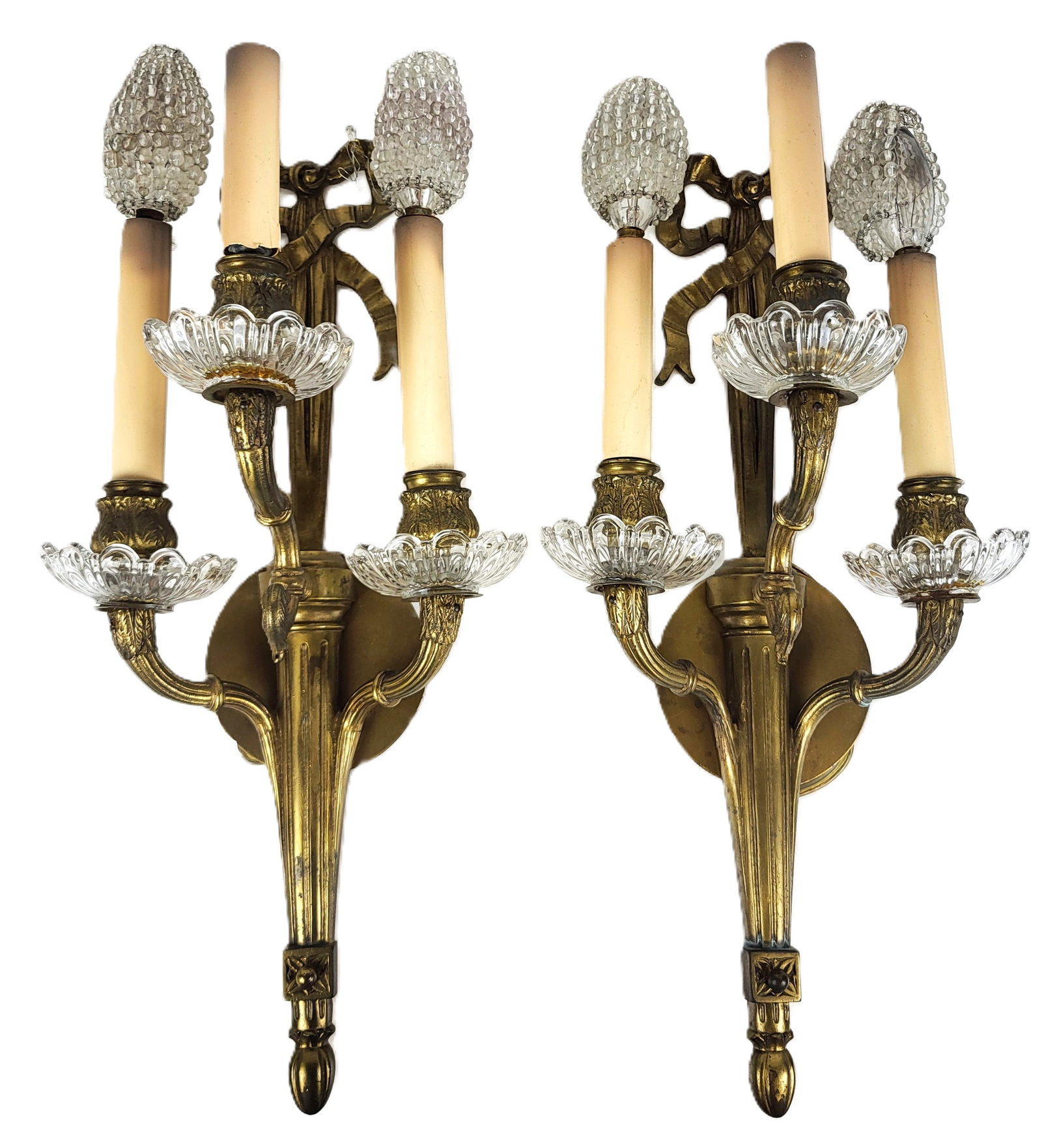 Pair of Louis XVI Gilt Metal Sconces (1 of 15)