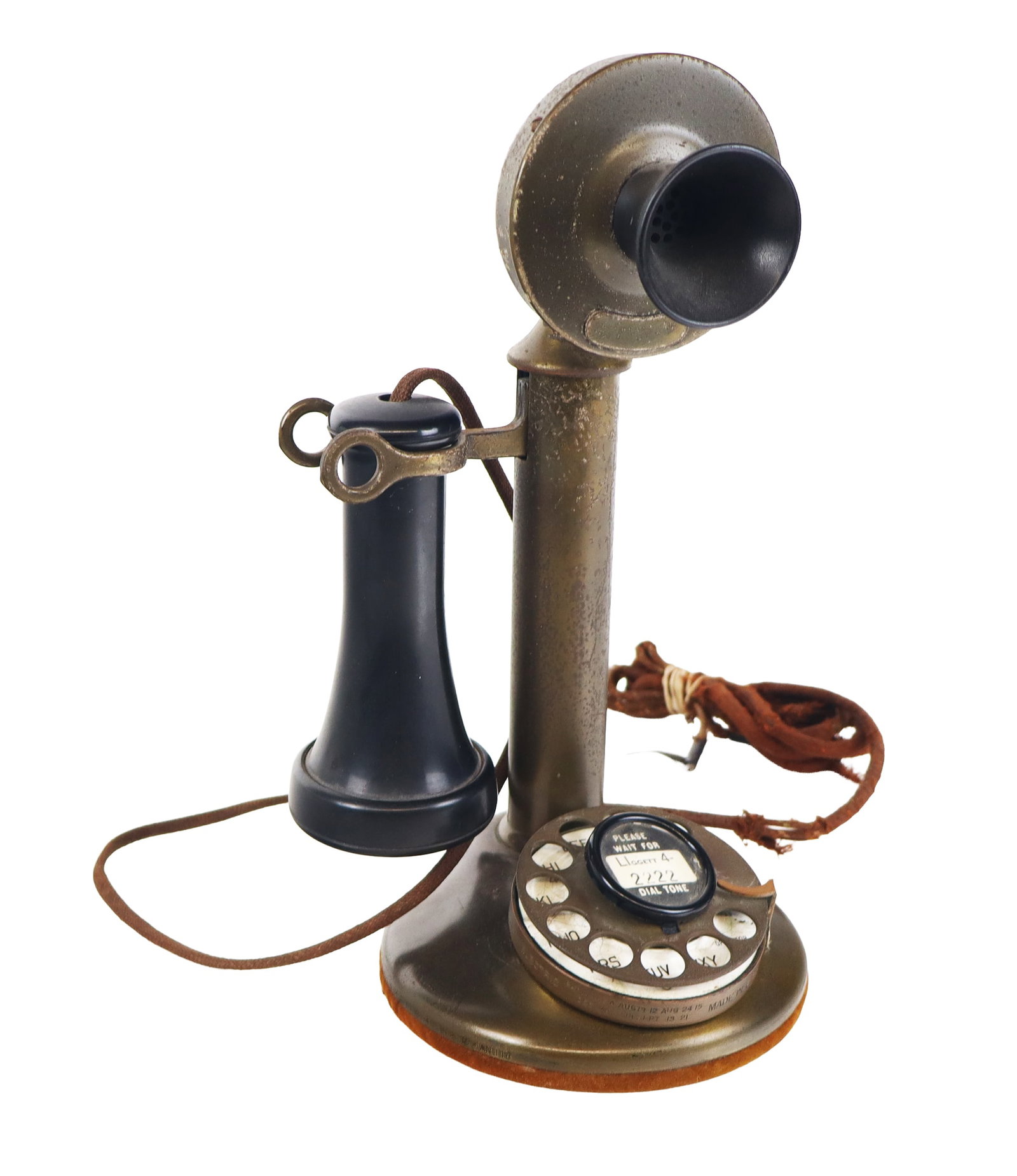 American Bell Brass Candlestick Telephone (1 of 11)