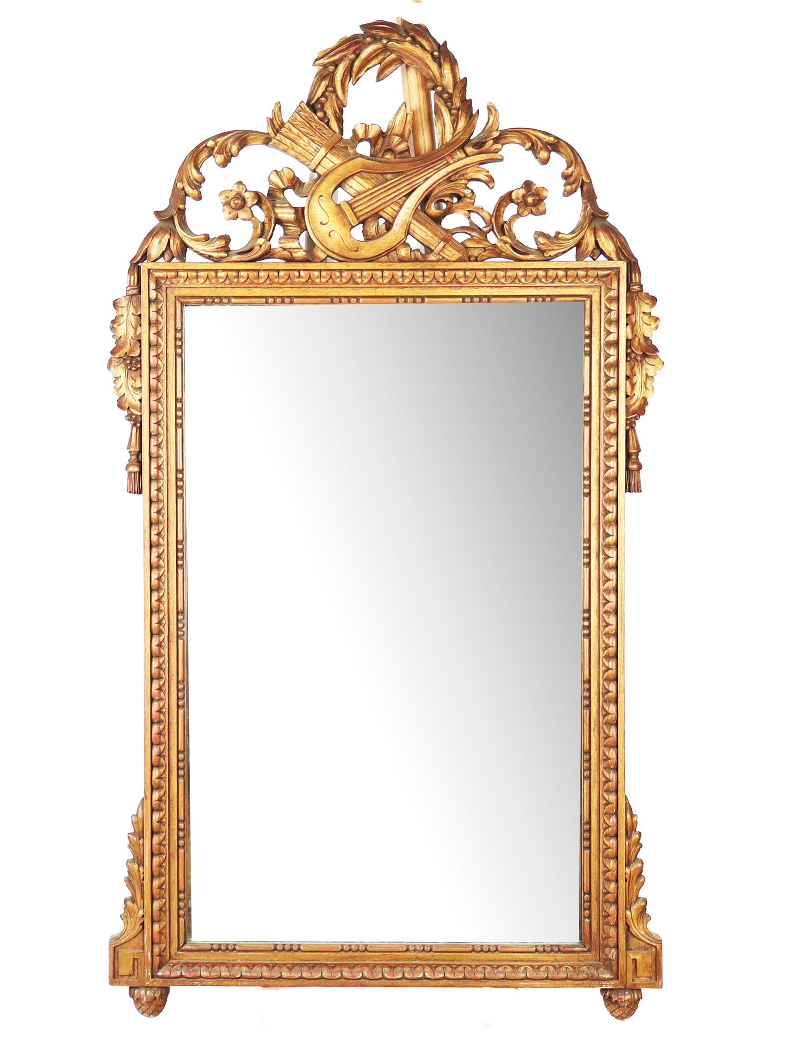 Louis XV Carved and Gilt Mirror (1 of 9)