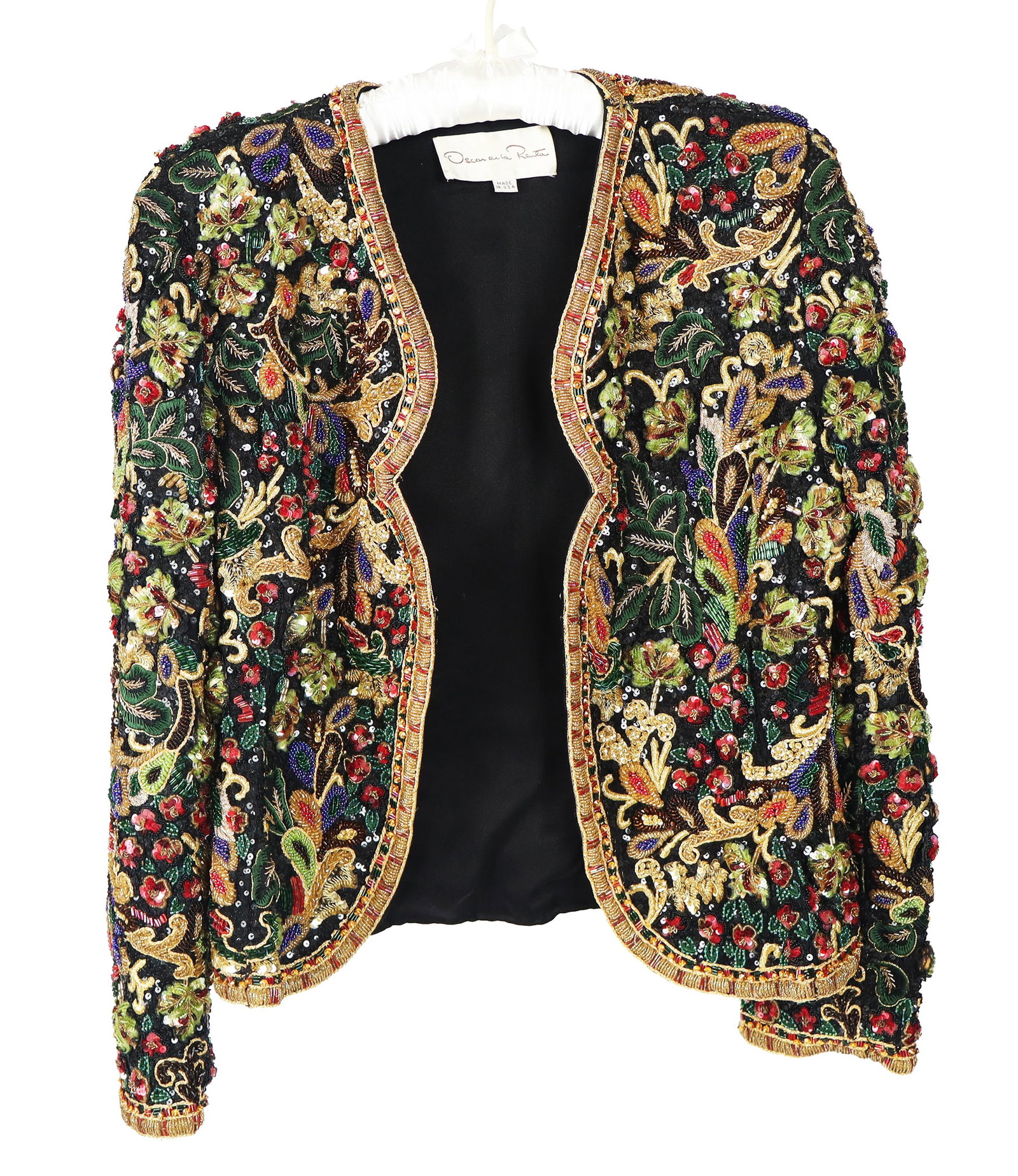 Oscar de la Renta Beaded Bolero Jacket (1 of 11)