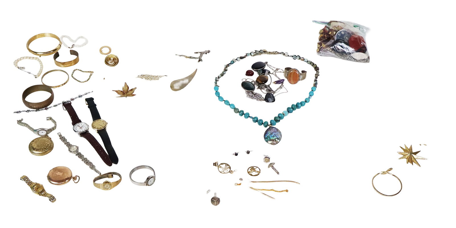 Group of Costume Jewelry & Fragments, 40+ (1 of 20)