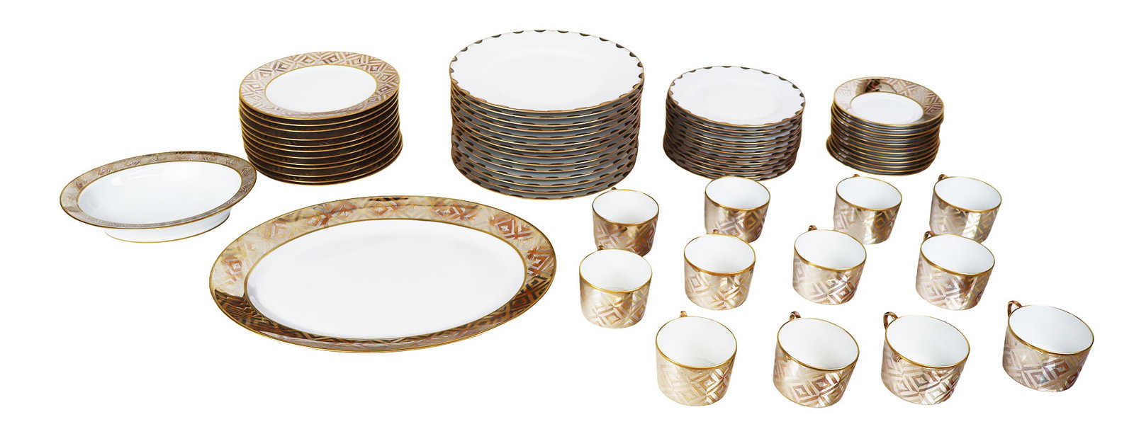 Puiforcat Assembled Porcelain Dinner Service, 64 (1 of 15)