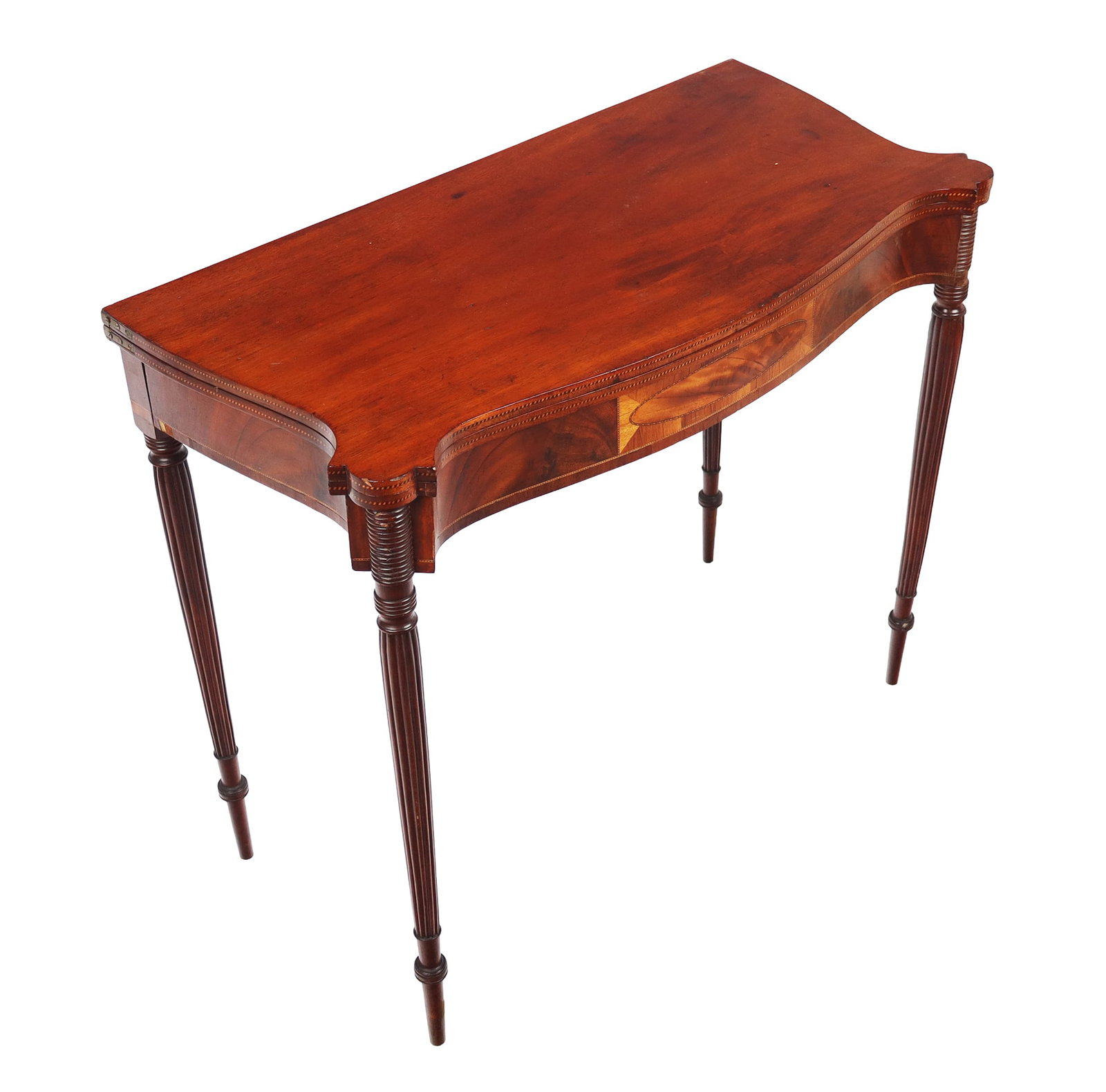 Mahogany Flip-Top Table (1 of 10)