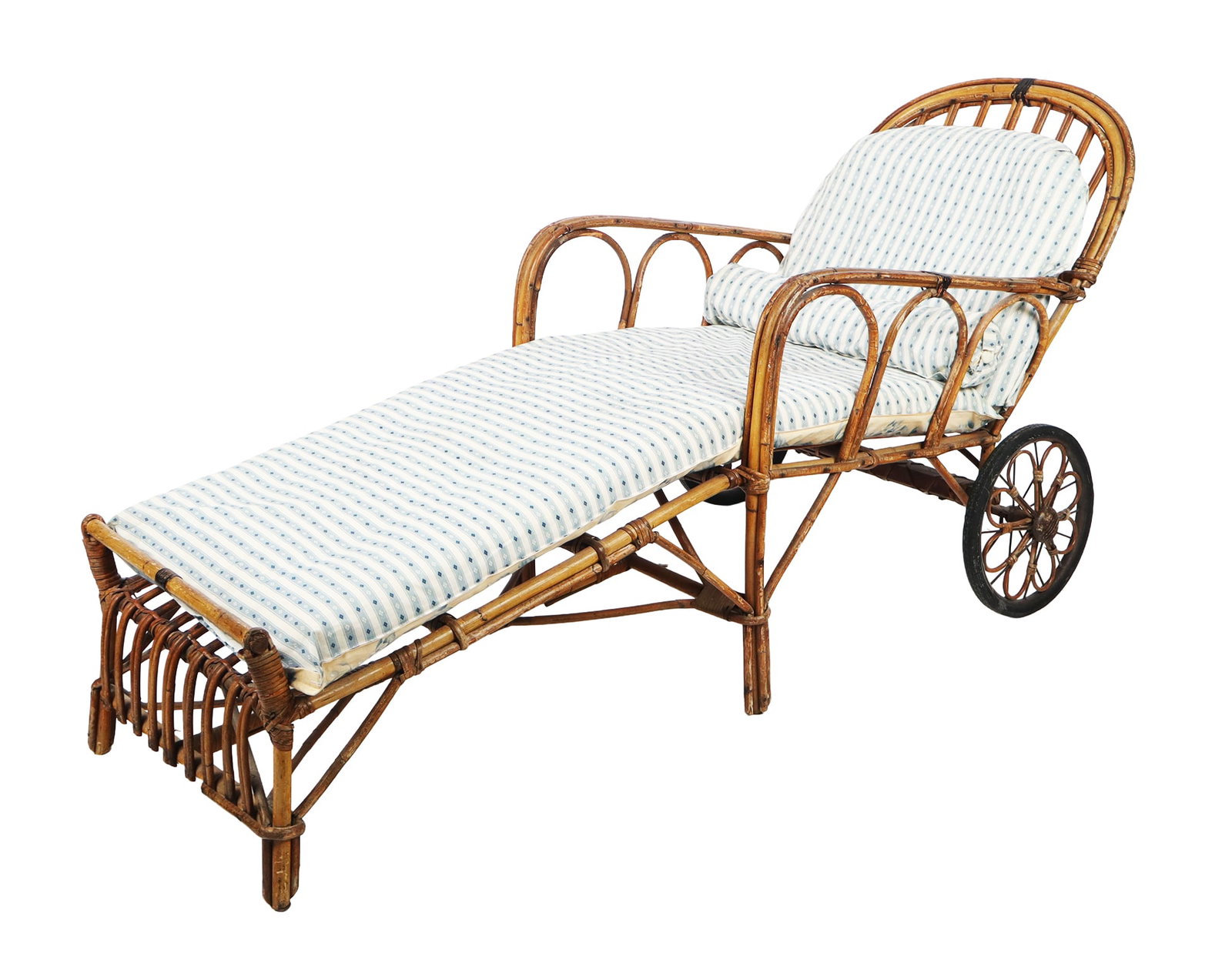 Victorian Bent Bamboo Chaise Longue (1 of 9)