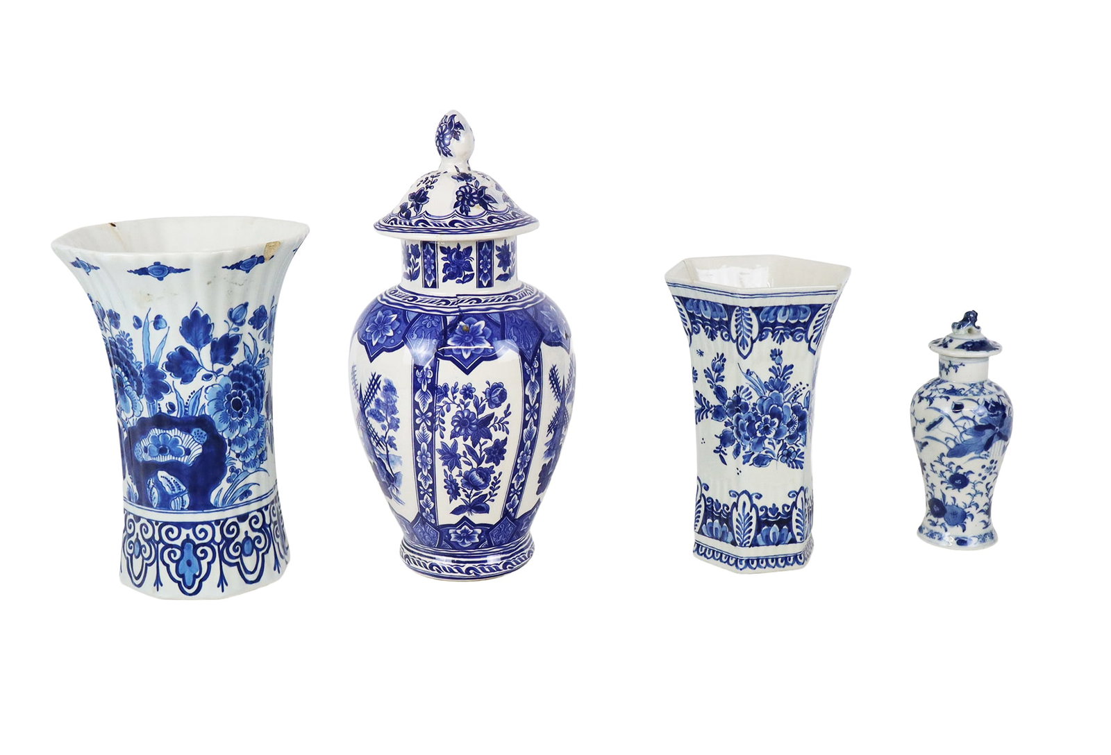 Four Delft and Other Porcelain Articles (1 of 15)
