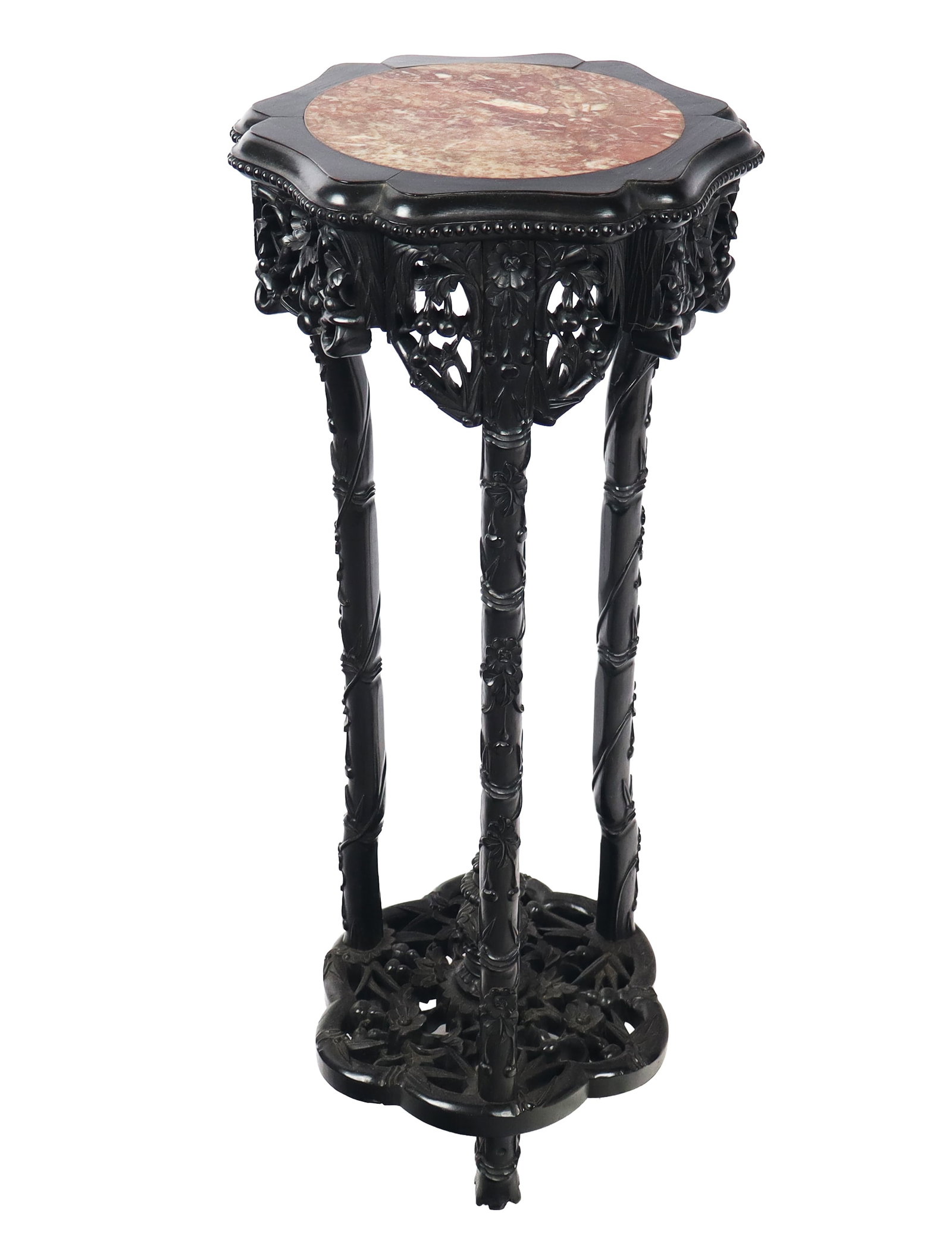 Chinese Marble Top Pedestal (1 of 9)