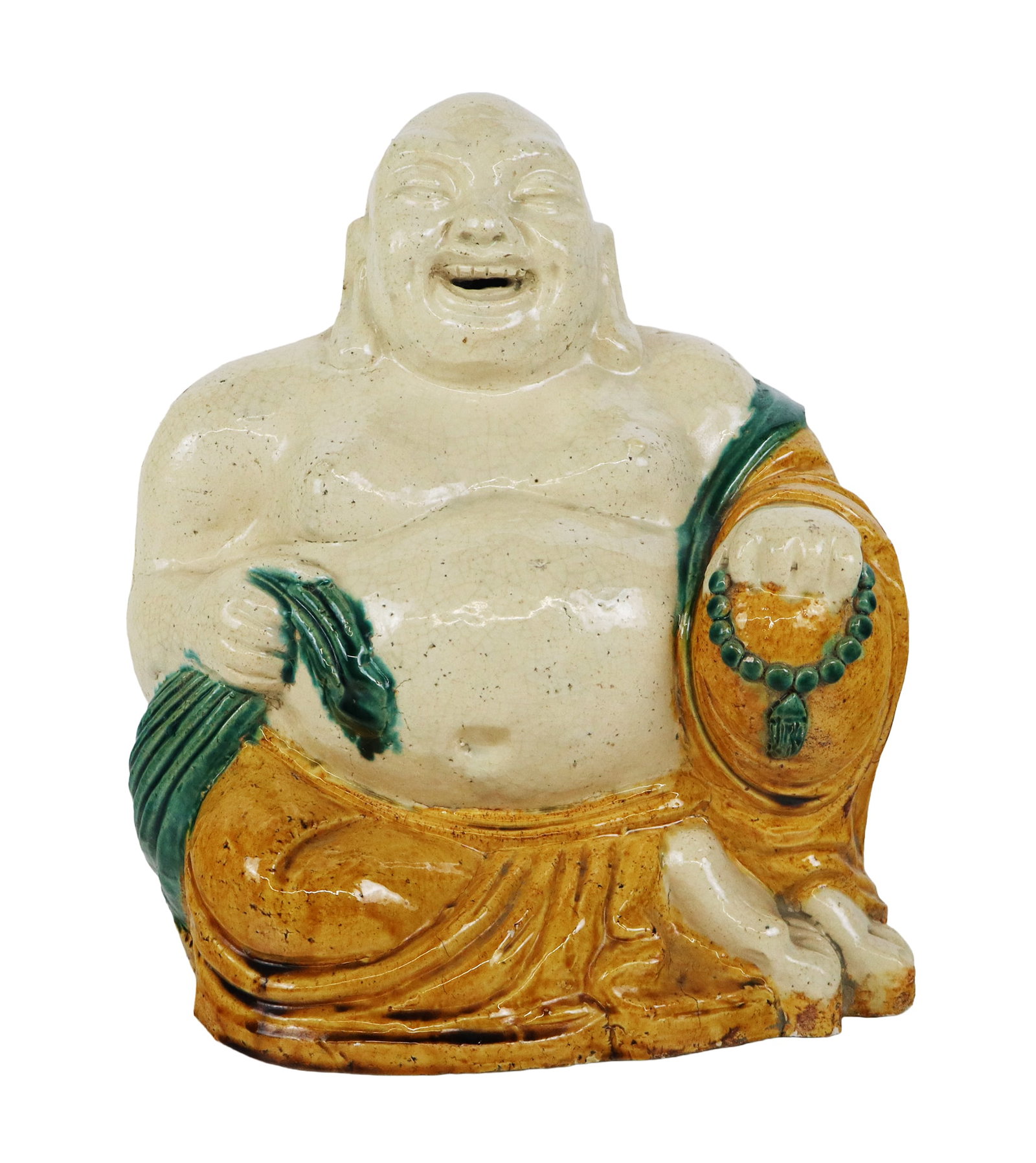 Chinese Ceramic Figure of Buddha (1 of 10)