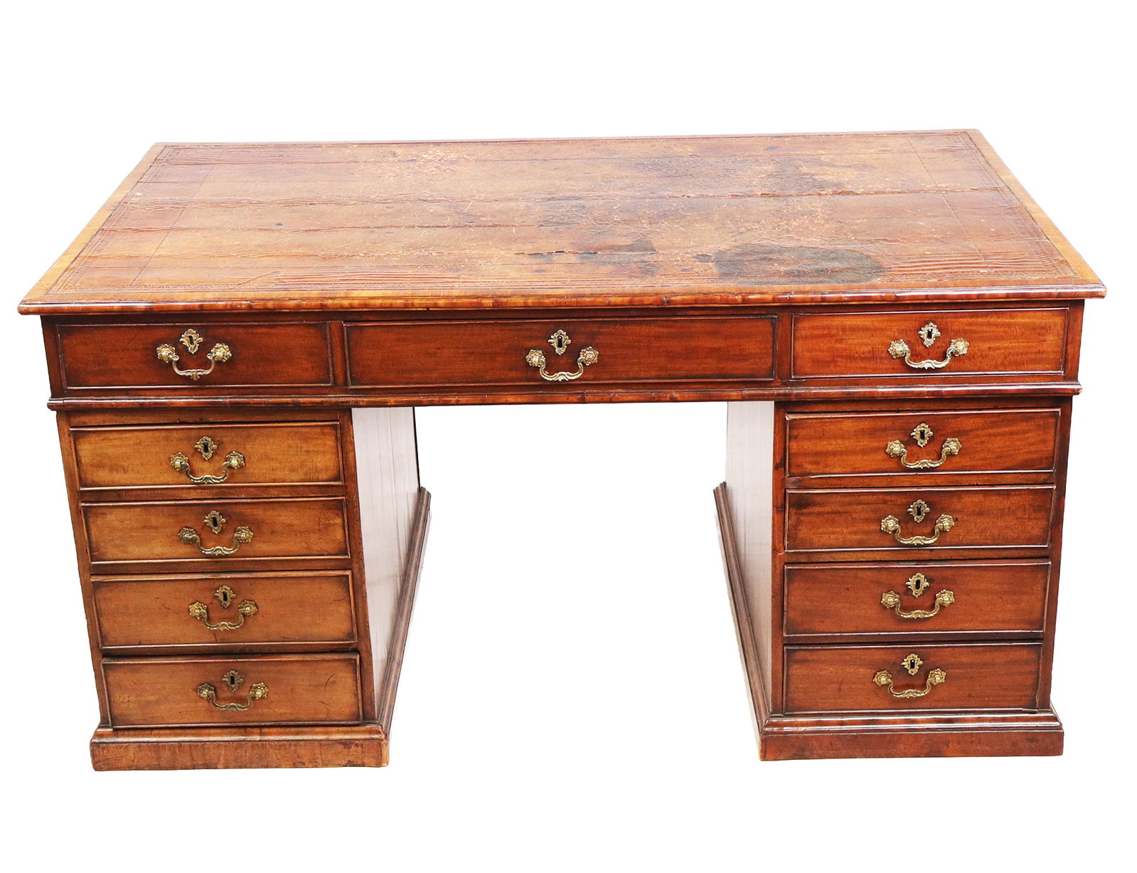 Mahogany Partner's Desk (1 of 15)