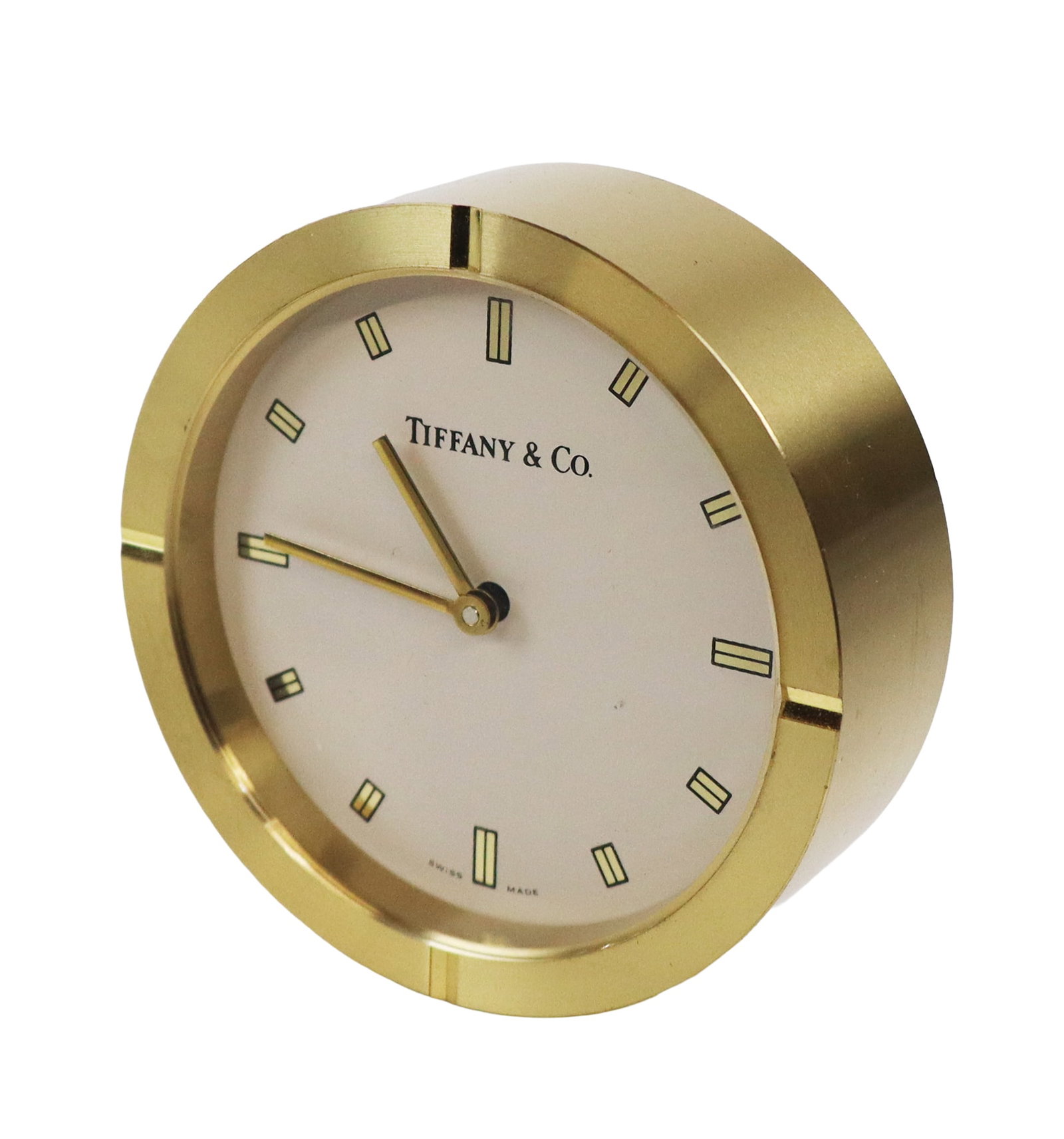 Tiffany & Co. Brass Desk Clock (1 of 10)