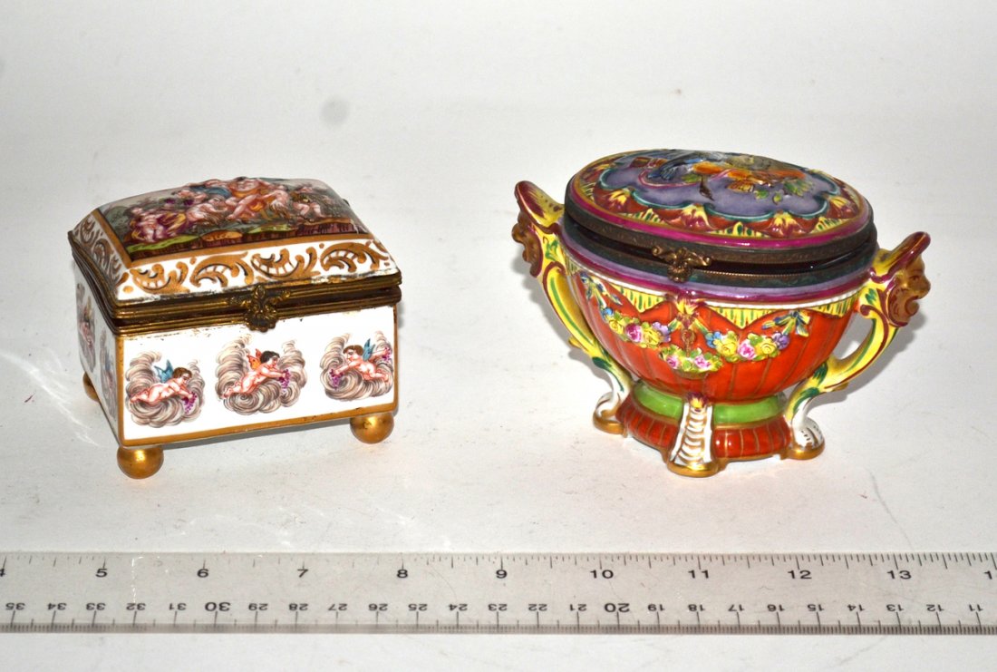 Two Capodimonte Boxes