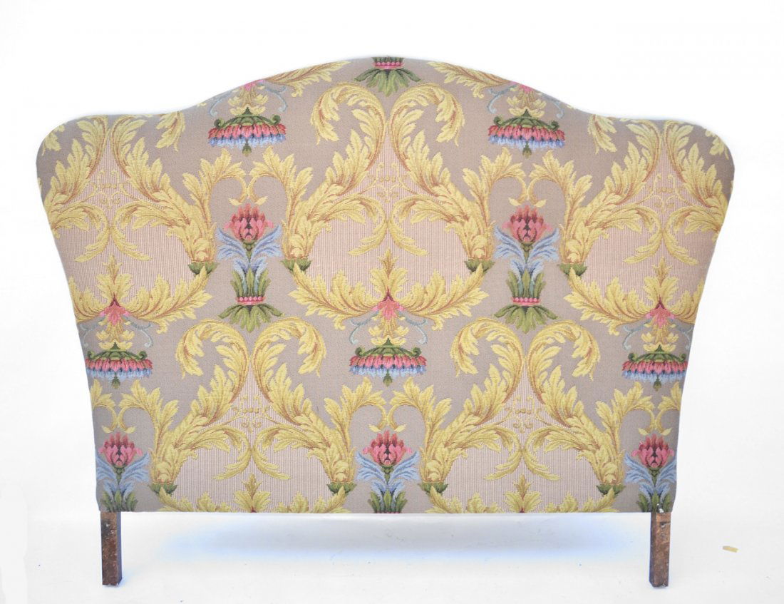 Aubusson Headboard: Aubusson headboard. [Approximately 74" L]