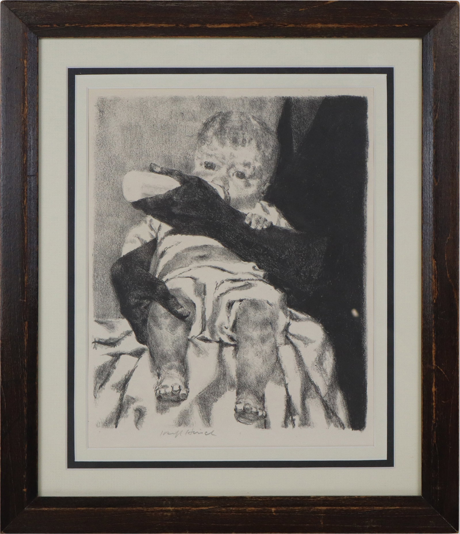 Joseph HIRSCH Lithograph with Baby (1 of 8)