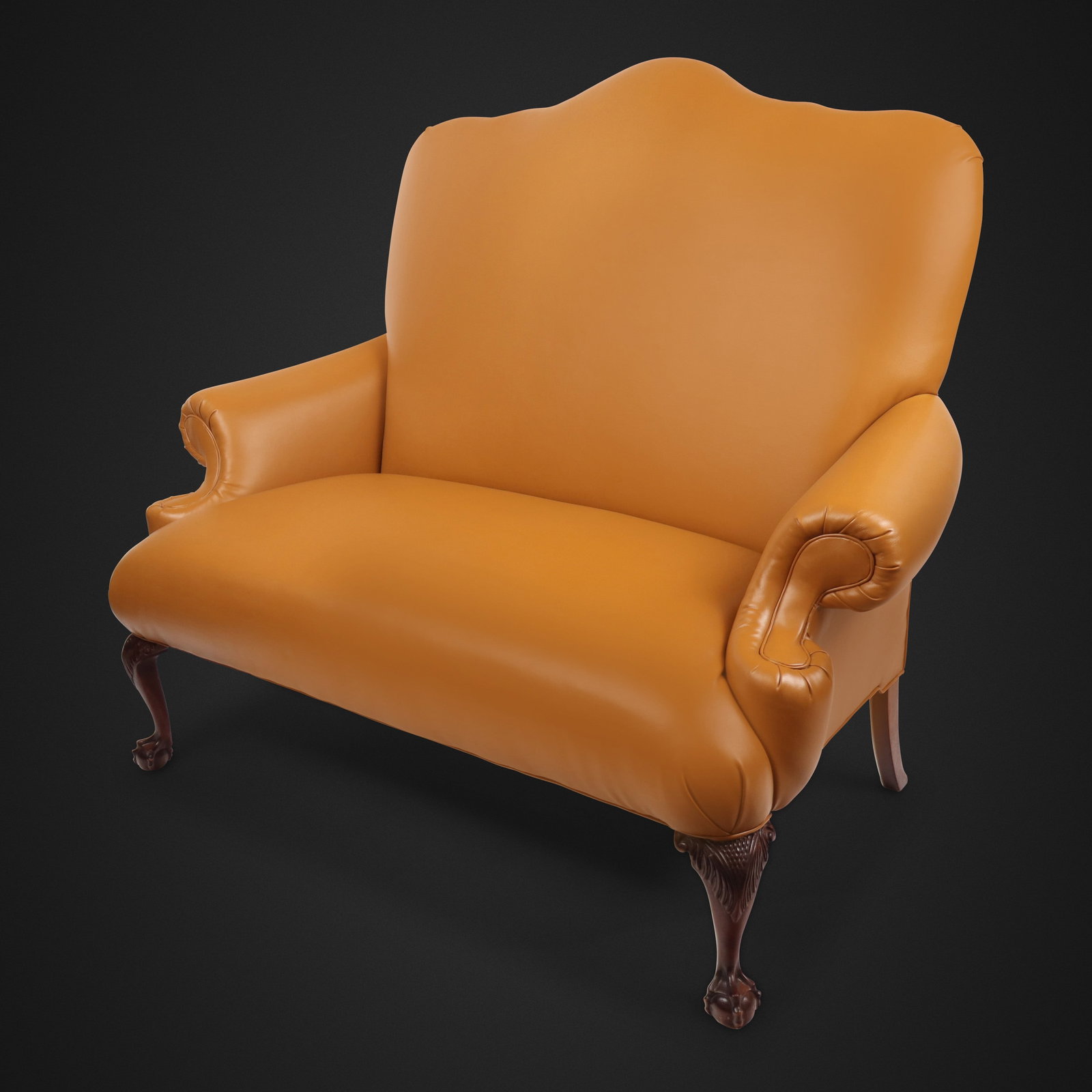 Georgian Style Camel Back Sofa (1 of 8)
