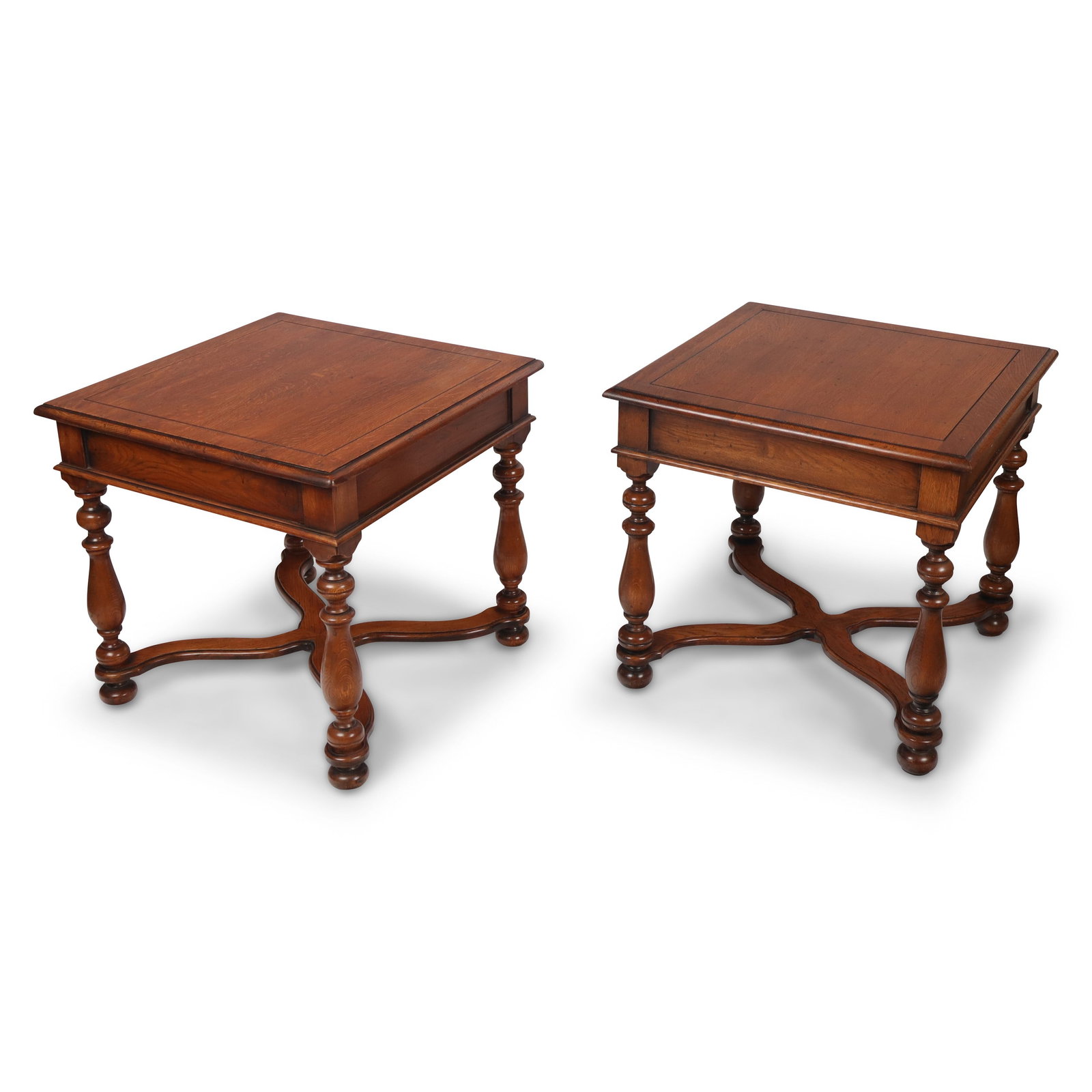 Pair of William and Mary Walnut Low Tables (1 of 11)