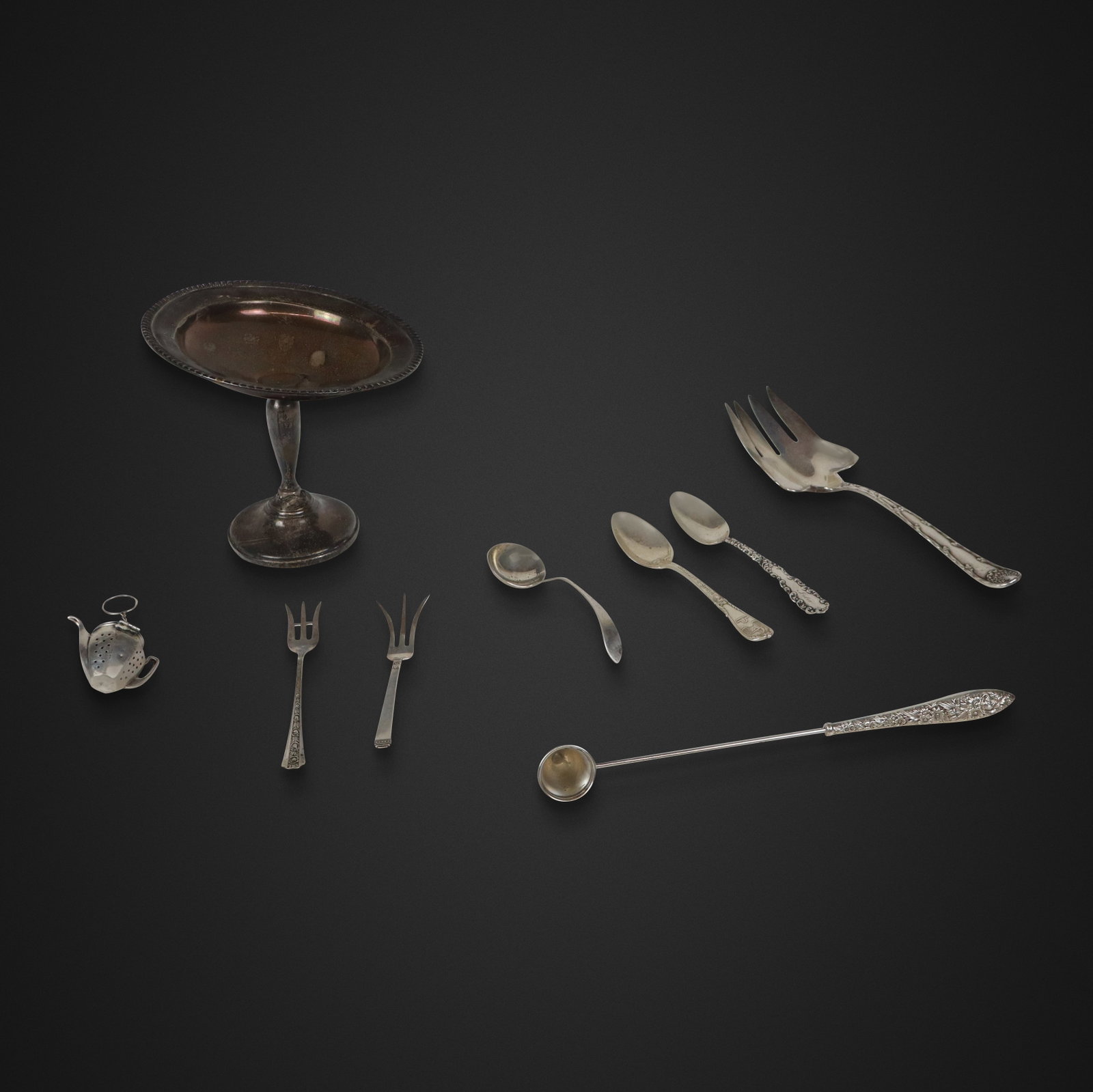 Tiffany, Gorham, Et Al. Group of Sterling Silver I (1 of 15)