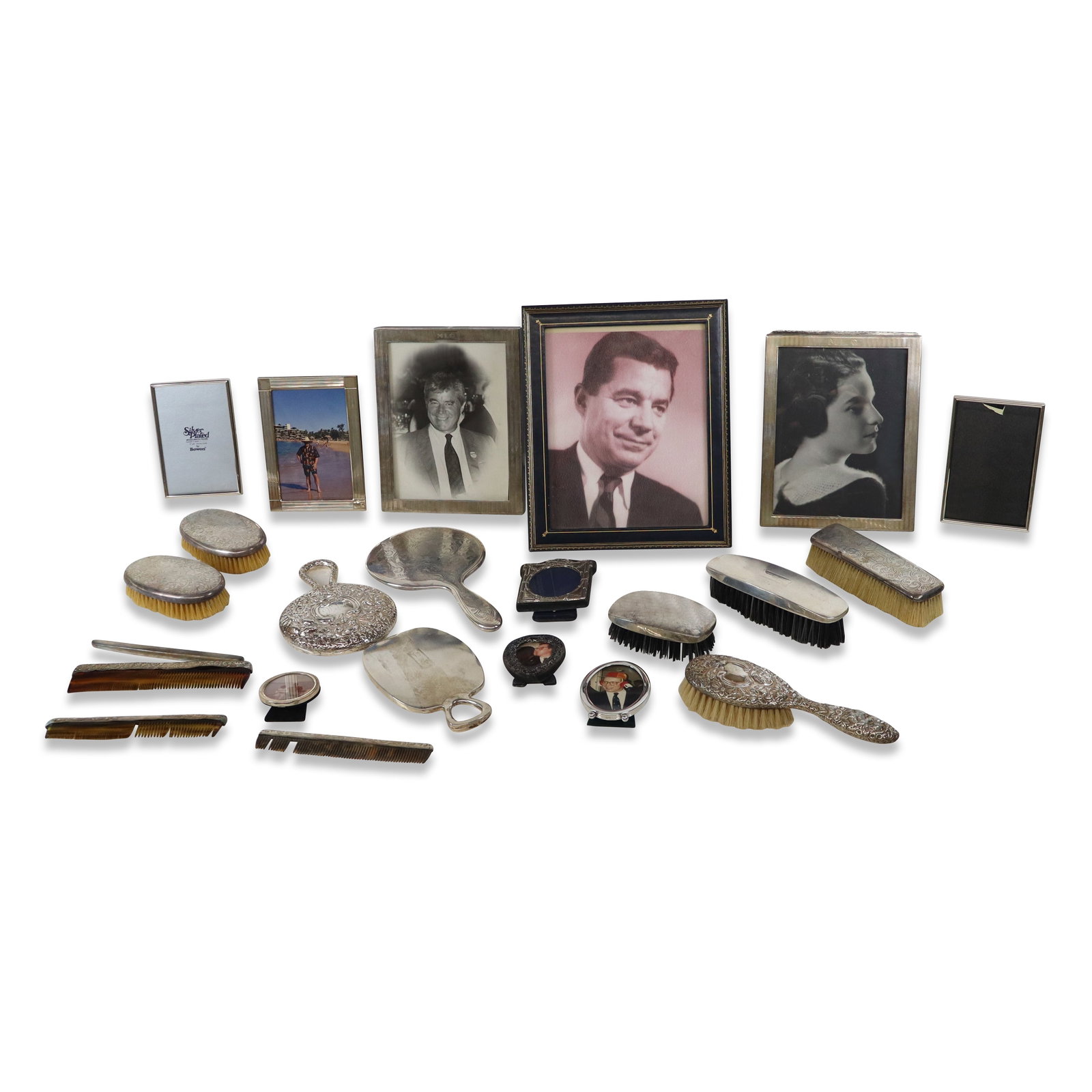 Collection of Sterling Silver Vanity Items, 23 (1 of 13)