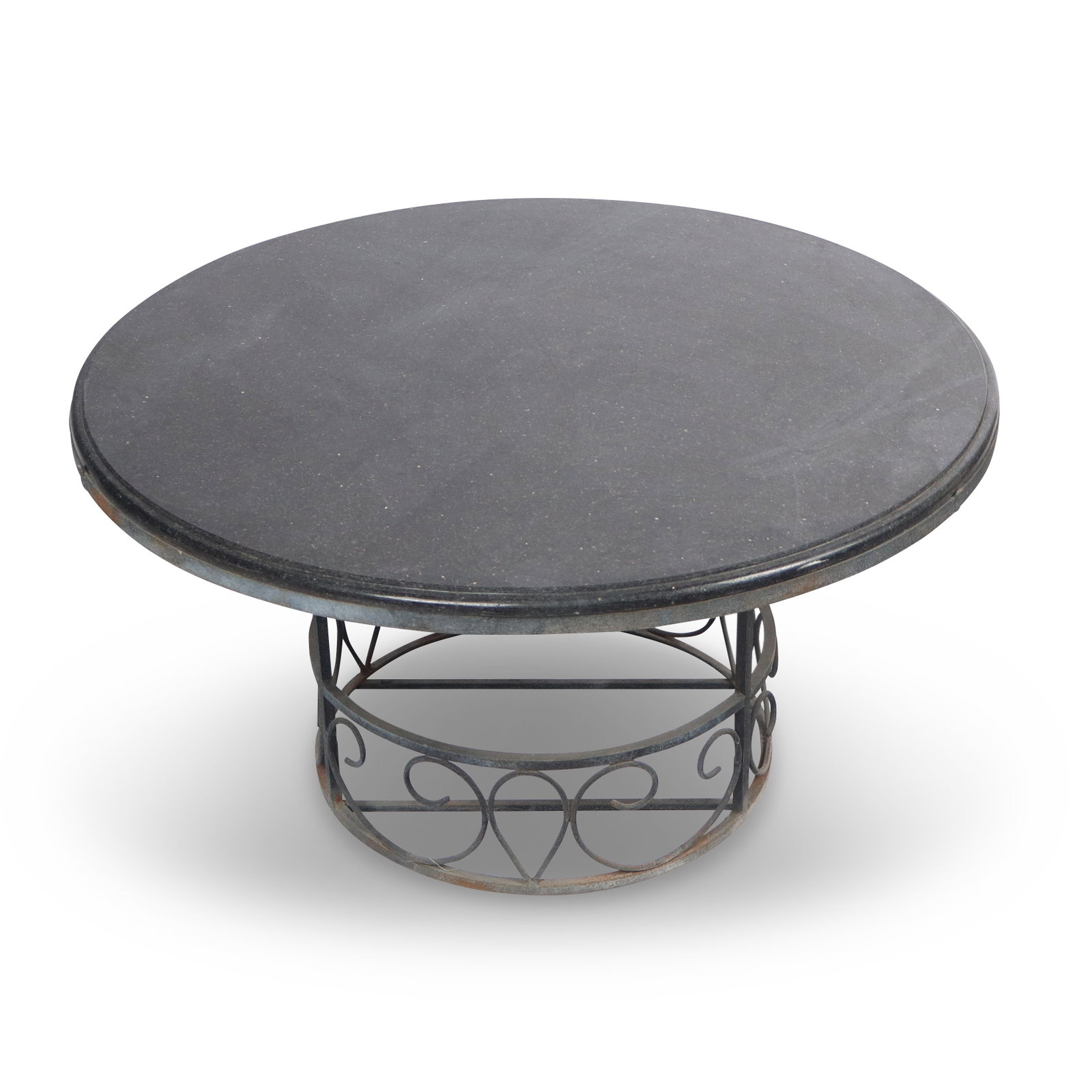 Modern Iron and Granite Low Table (1 of 9)