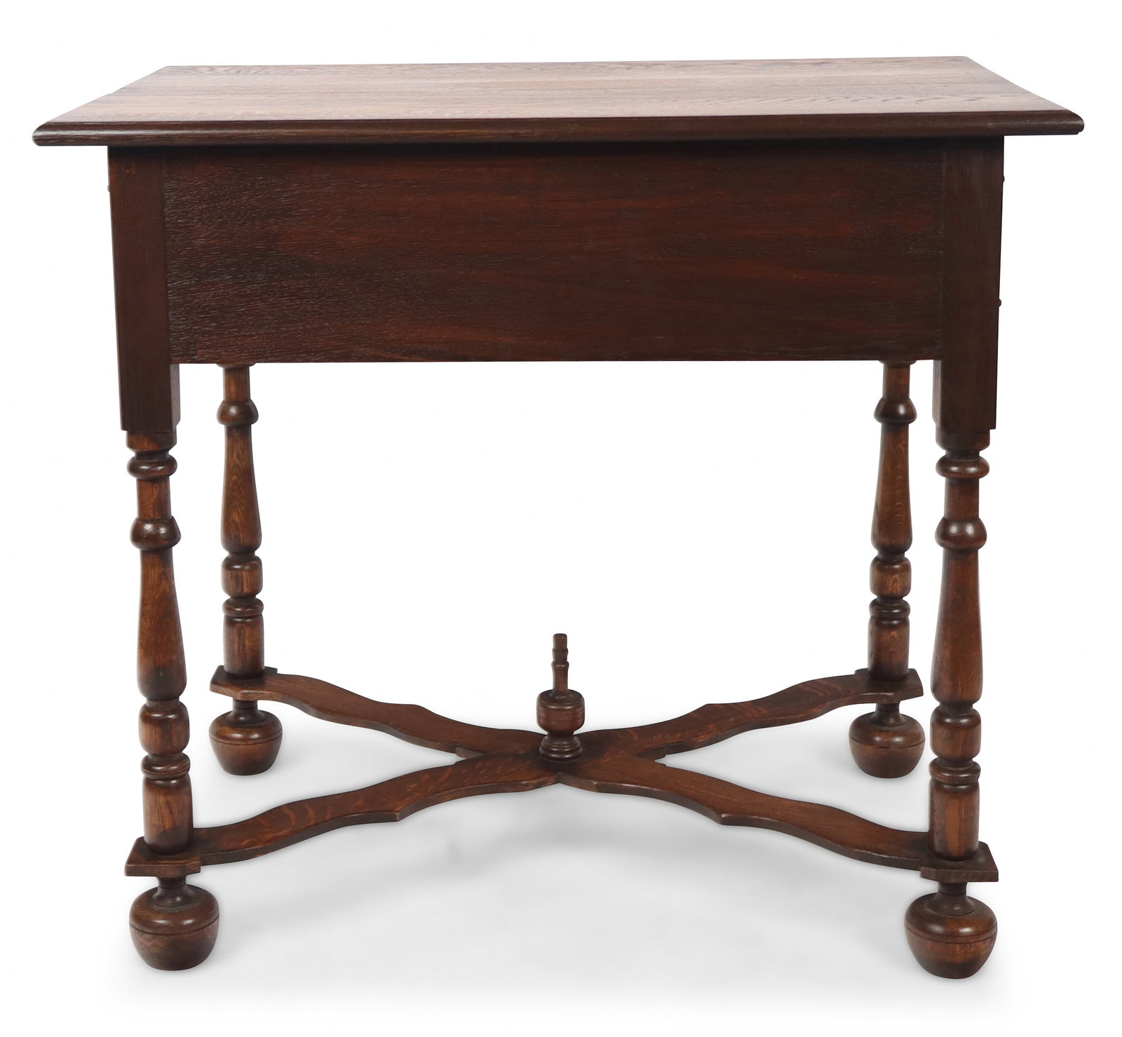 Single Drawer Walnut Side Table - 10