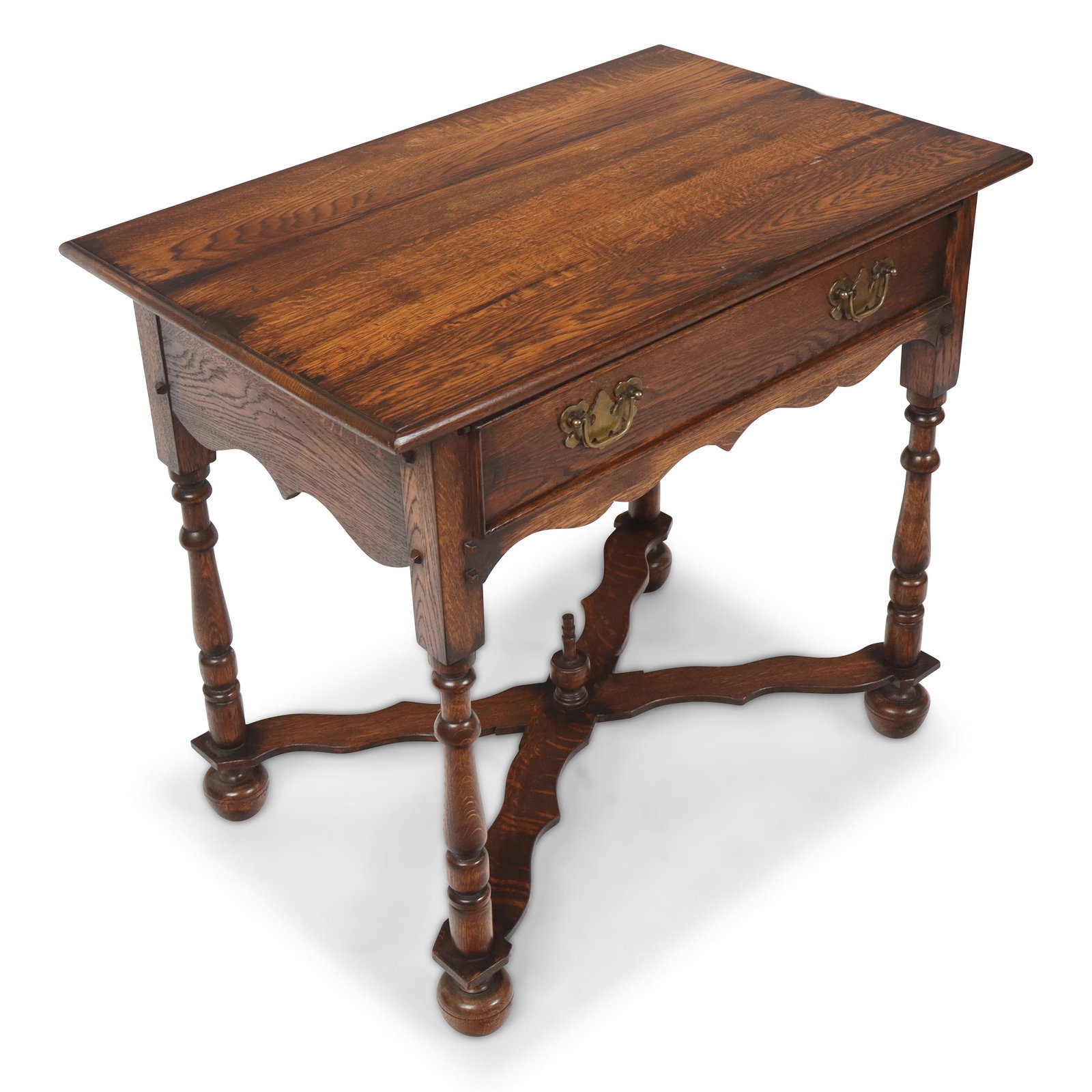 Single Drawer Walnut Side Table (1 of 13)