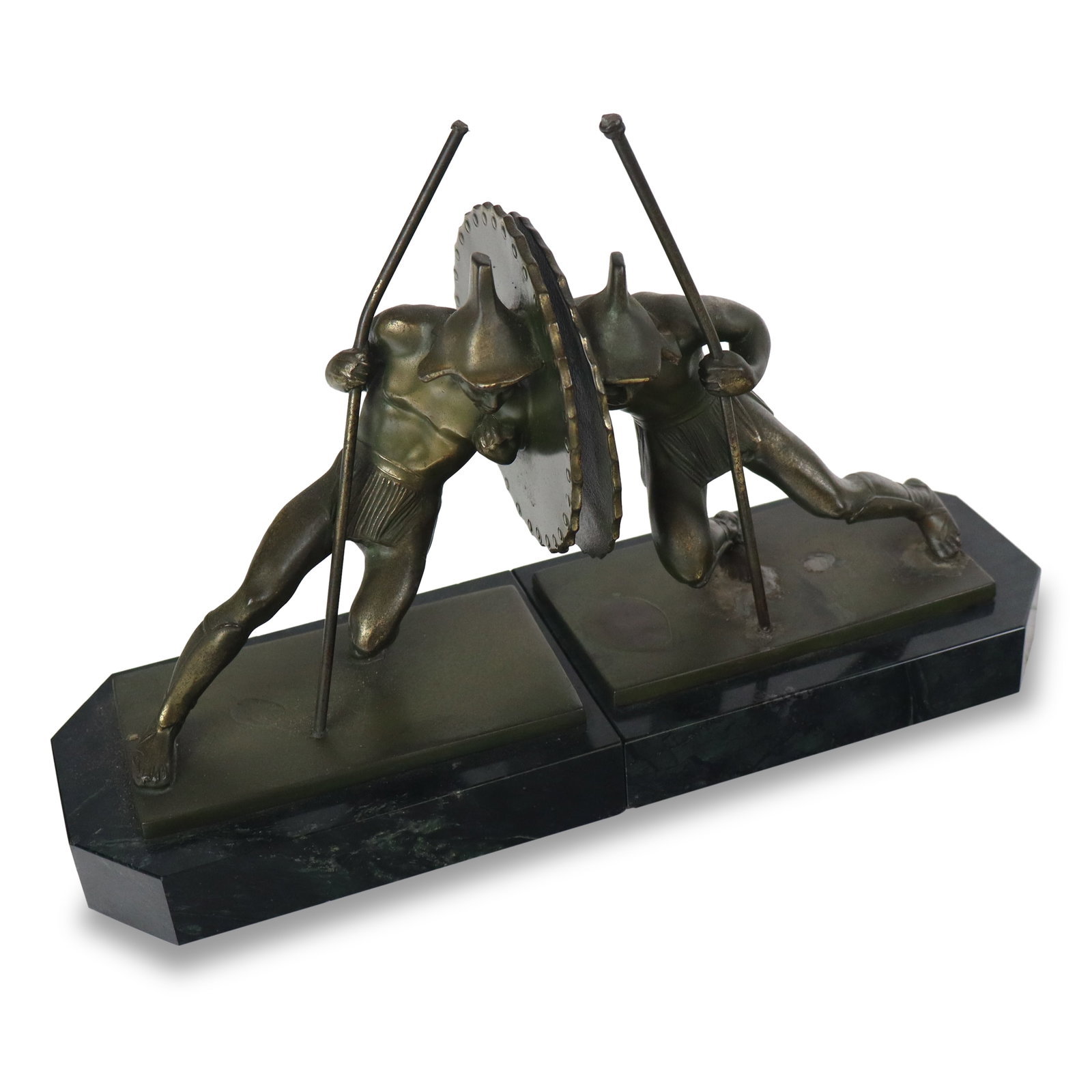 Pair of Bronzed Metal Figural Bookends (1 of 13)