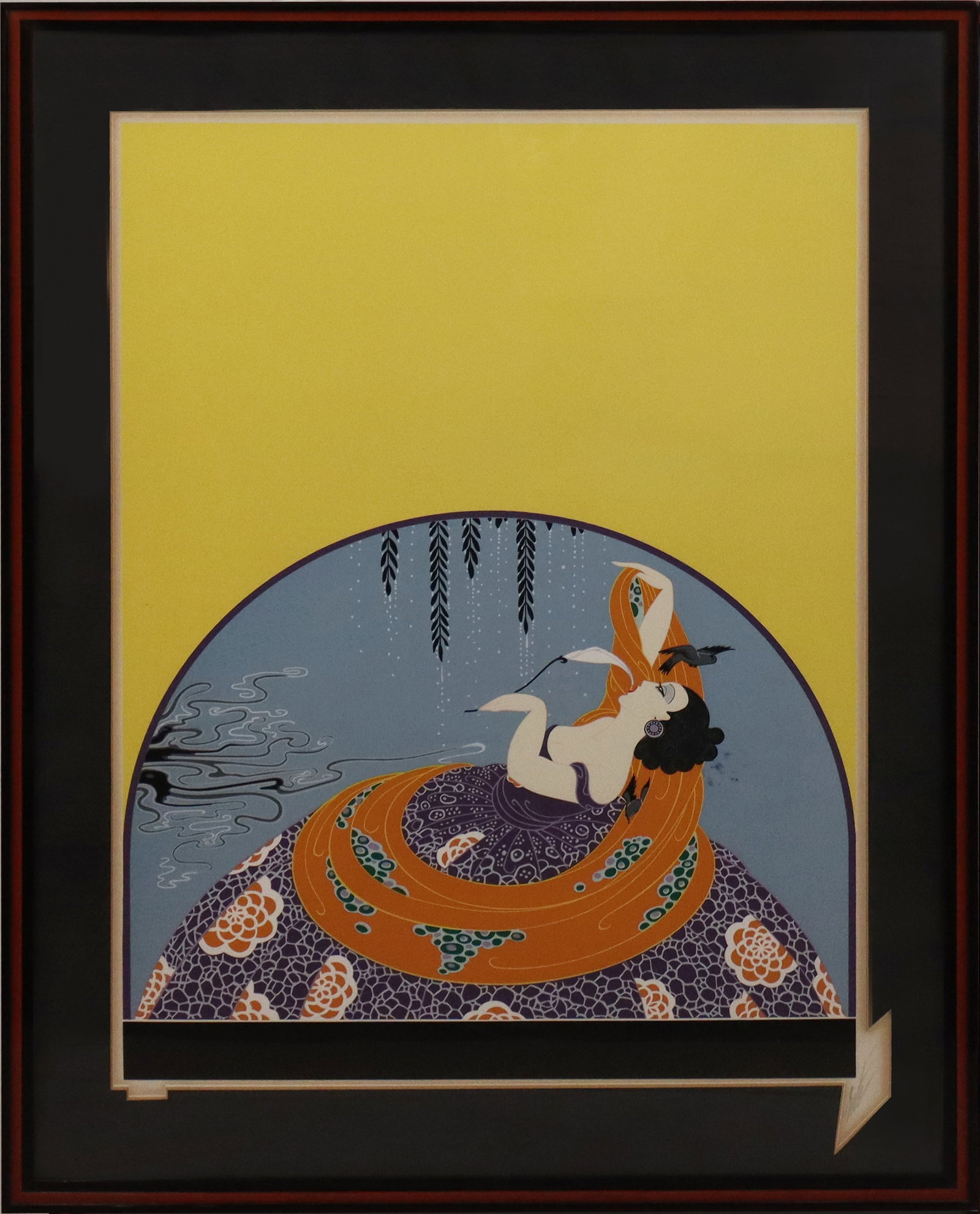 Erte "After the Rain" Serigraph (1 of 10)