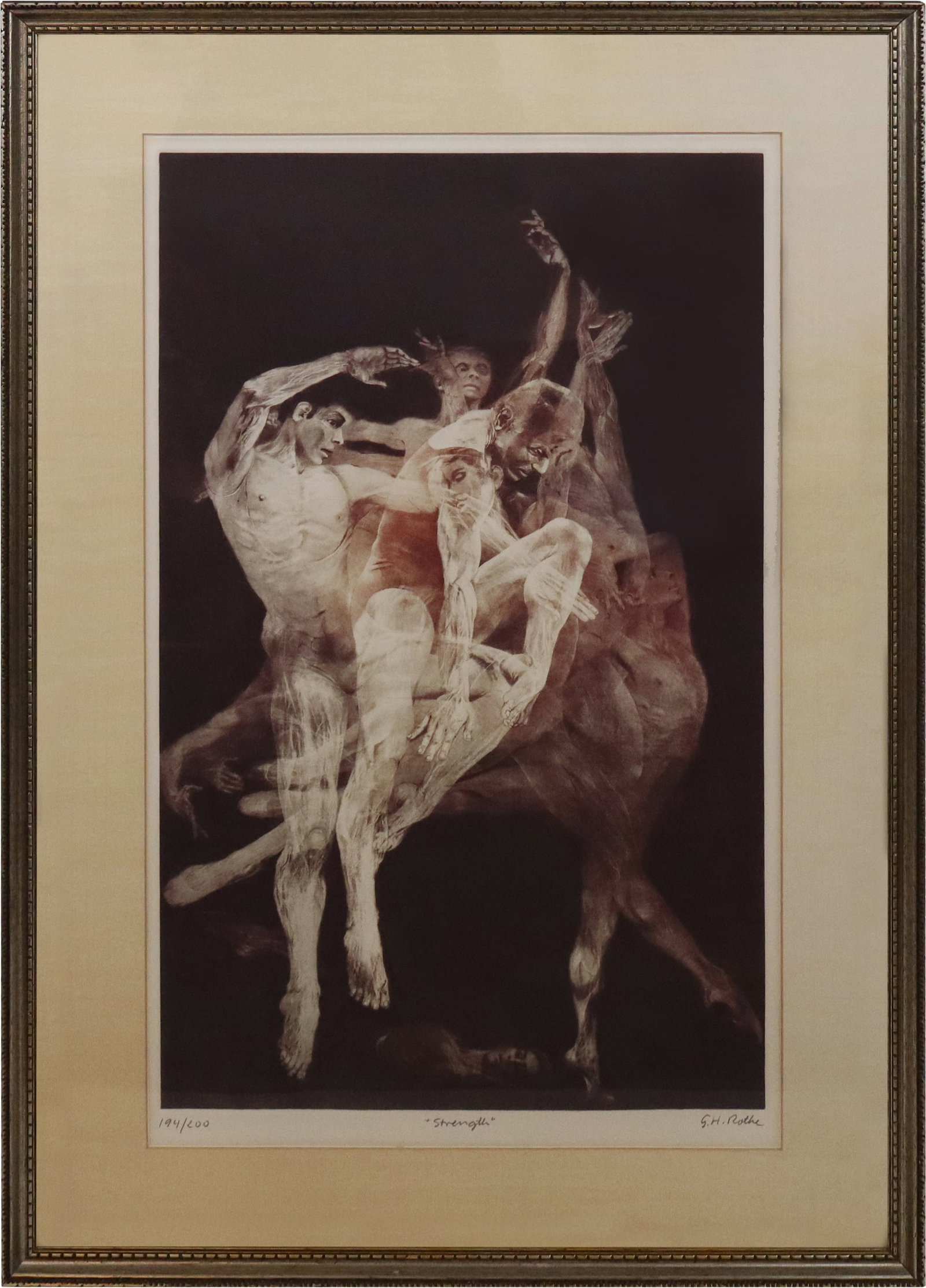 Gatja HELGART ROTHE "Strength" Mezzotint (1 of 13)