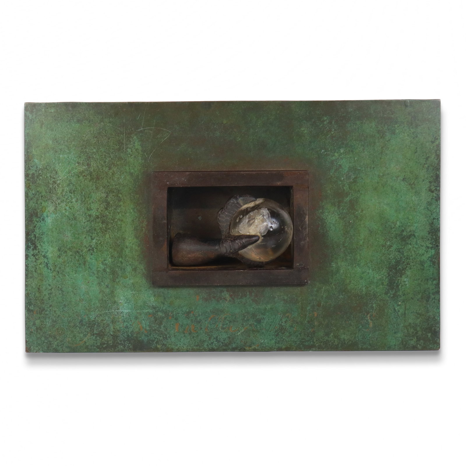 Bronze Sculpture with Claw Foot (1 of 12)