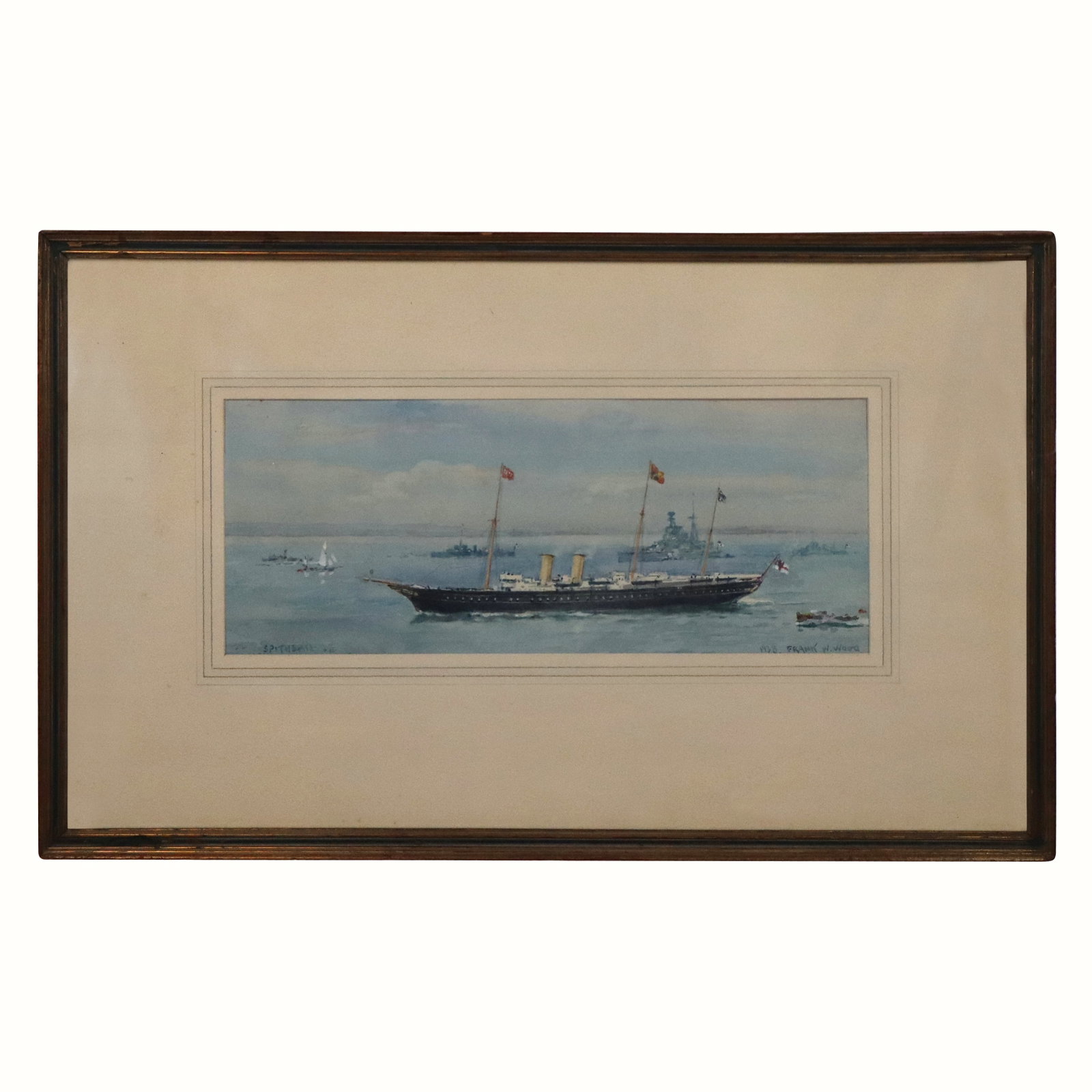 Fank Watson WOODS "Spithead" Maritime Watercolor (1 of 10)
