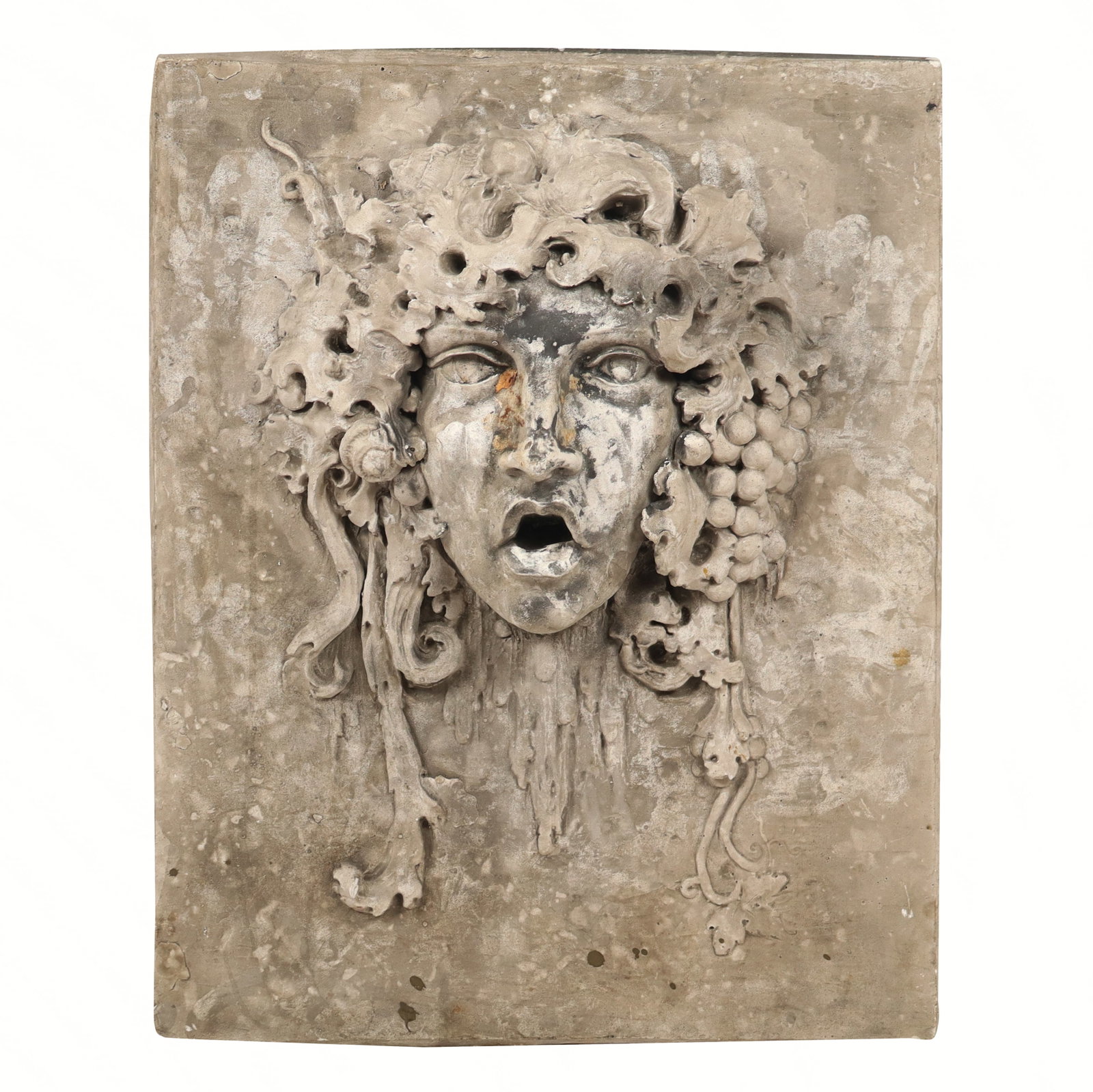 Faux Stone Plaque with Bacchus (1 of 10)